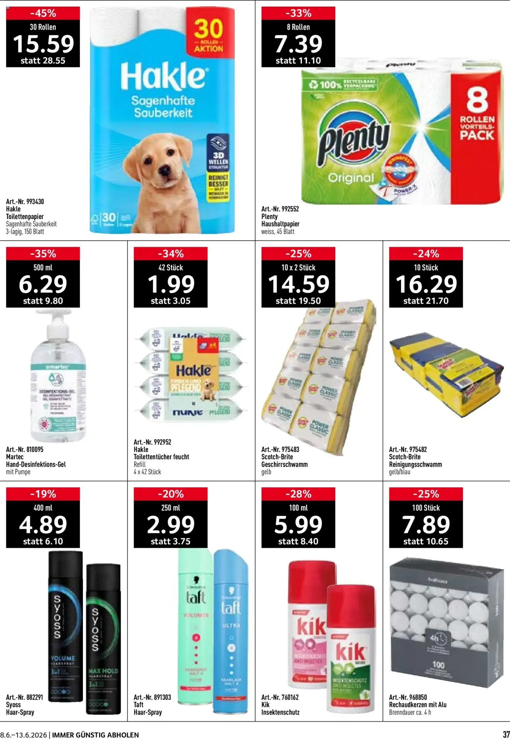 Prodega aktionen - Gültiger Prospekt ab 08.06.2026, Seite 37 von insgesamt 40