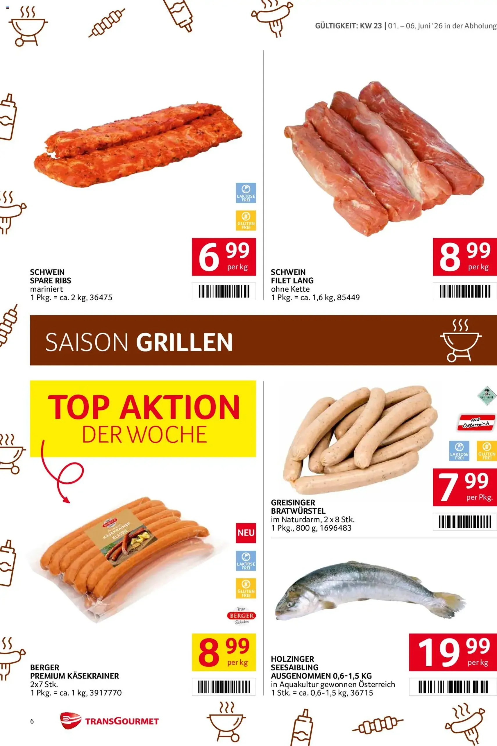 Transgourmet Flugblatt - Gültiger Prospekt ab 01.06.2026, Seite 6 von insgesamt 36