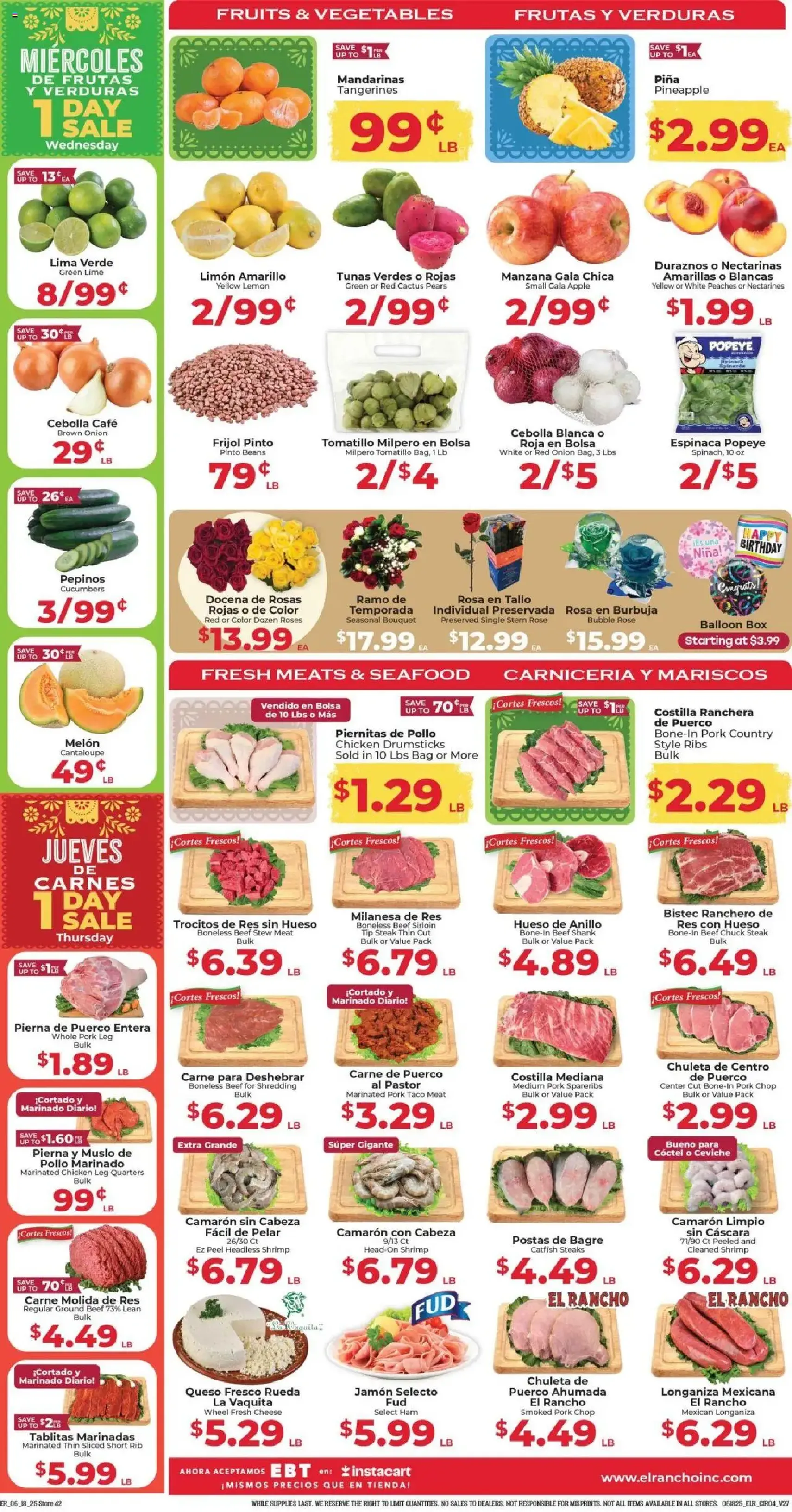 El Rancho Weekly Ad - valid flyer from 06/18/2025, page 4 of 4