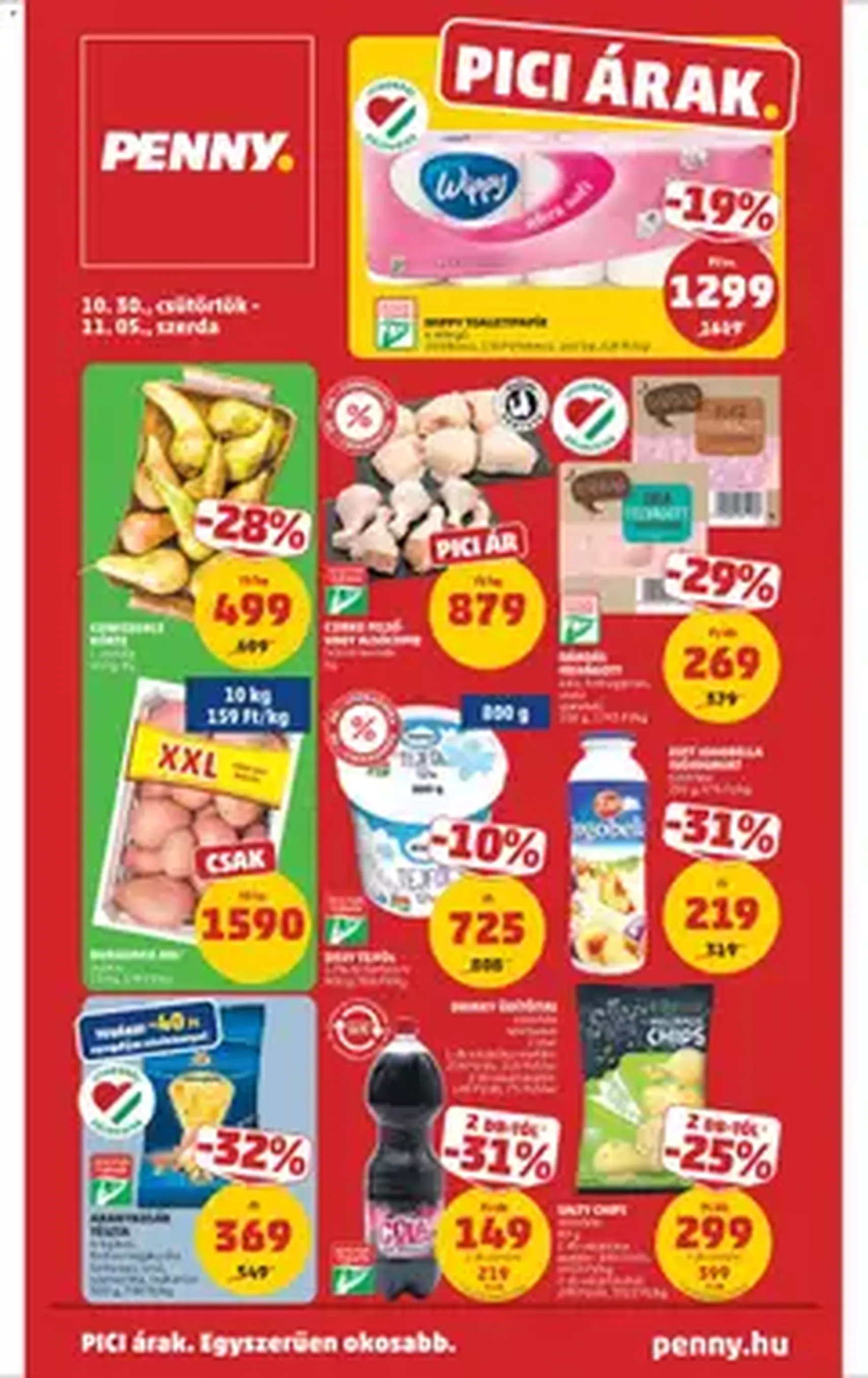PENNY Akciós újság - 2025.10.30. érvényes szórólap 1 oldal 1 oldalból
