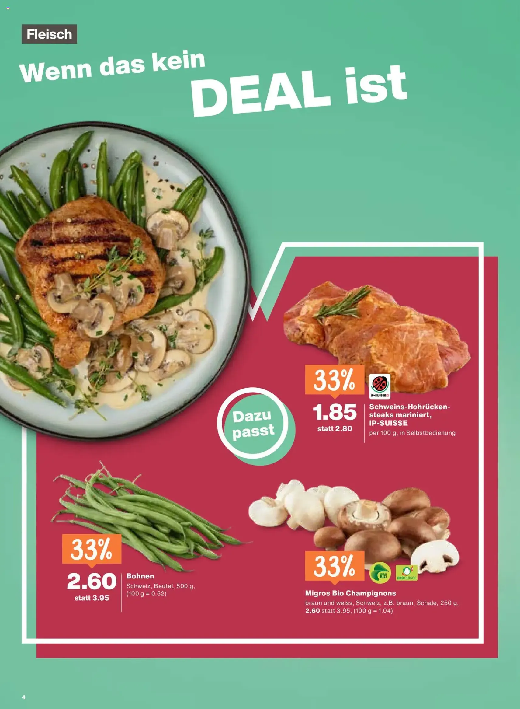 Migros aktionen - Gültiger Prospekt ab 27.08.2026, Seite 4 von insgesamt 20