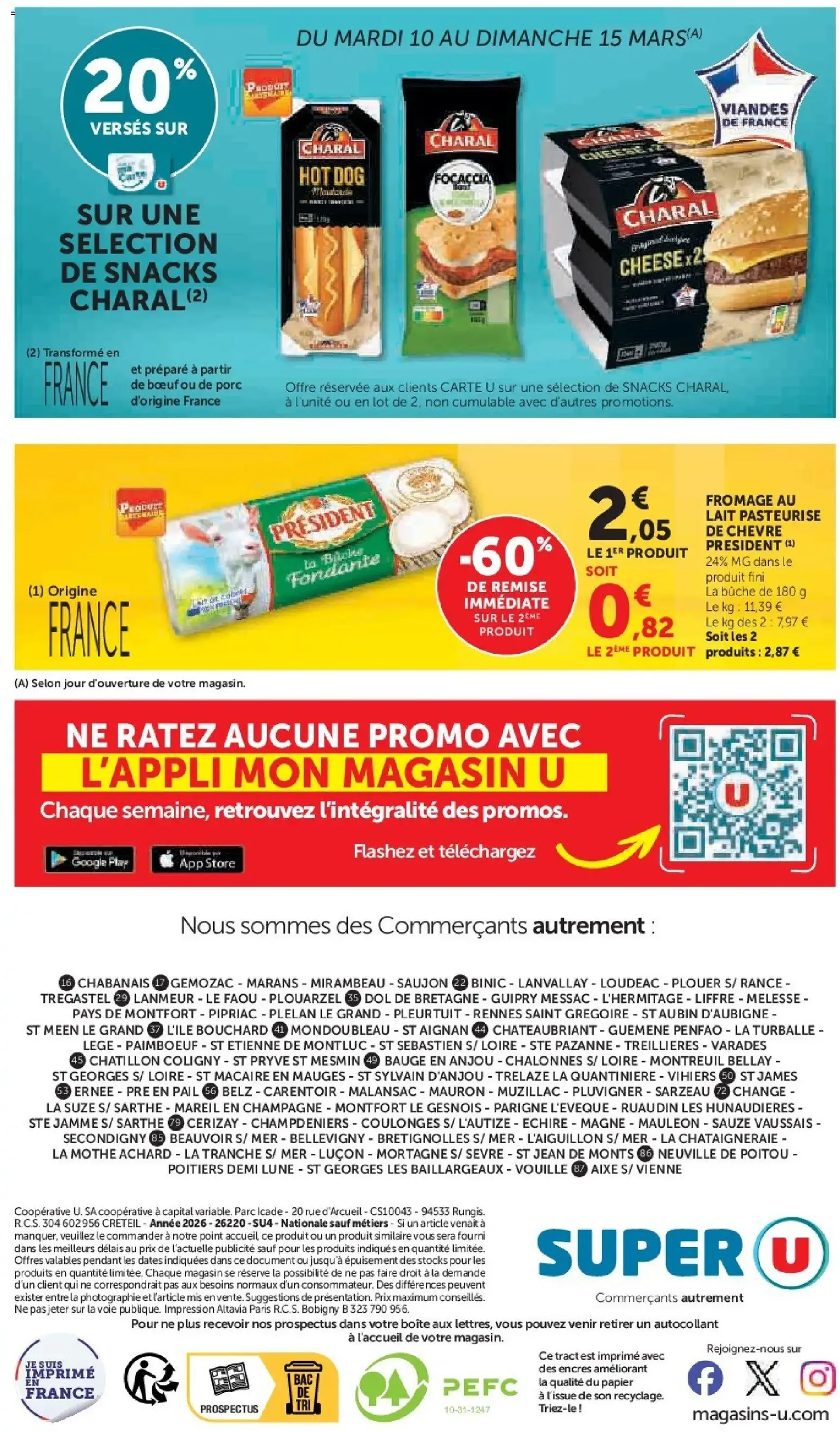 Super U catalogue - brochure valable à partir du 10/03/2026, page 40 sur 40