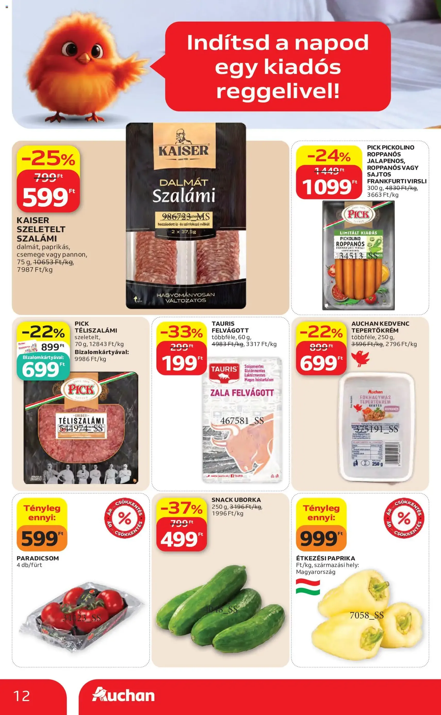 Auchan akciós újság - 2026.06.04. érvényes szórólap 12 oldal 57 oldalból