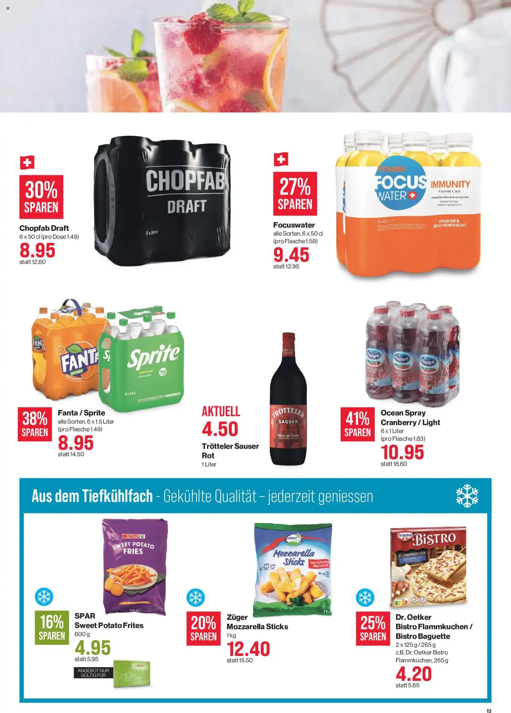 SPAR aktionen - Gültiger Prospekt ab 24.09.2026, Seite 13 von insgesamt 17