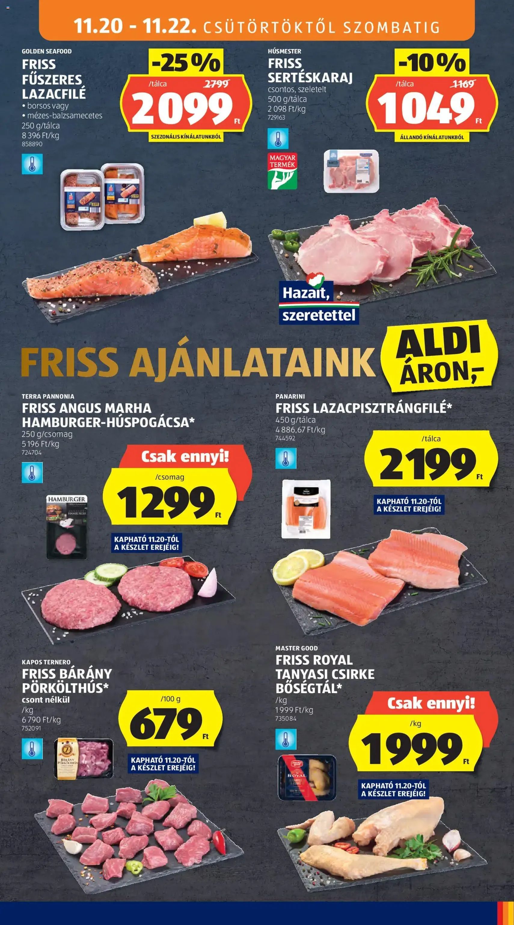 Aldi Akciós újság - 2025.11.20. érvényes szórólap 7 oldal 61 oldalból