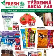 Fresh leták - náhľad letáku platný od 27.11.2025