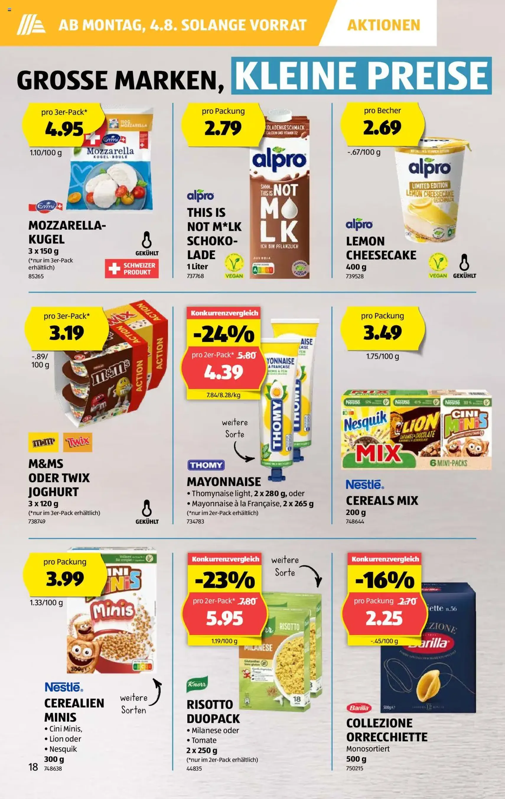 Aldi Aktionen - Gültiger Prospekt ab 31.07.2025, Seite 18 von insgesamt 35 Aldi Aktionen - Gültiger Prospekt ab 31.07.2025, Seite 18 von insgesamt 35