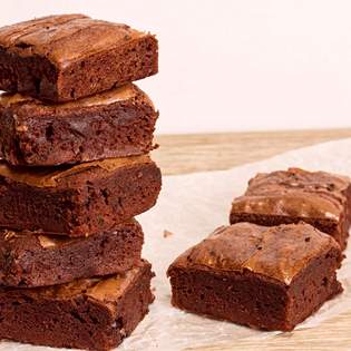 Voorvertoning van recept Brownies van zoete aardappelen