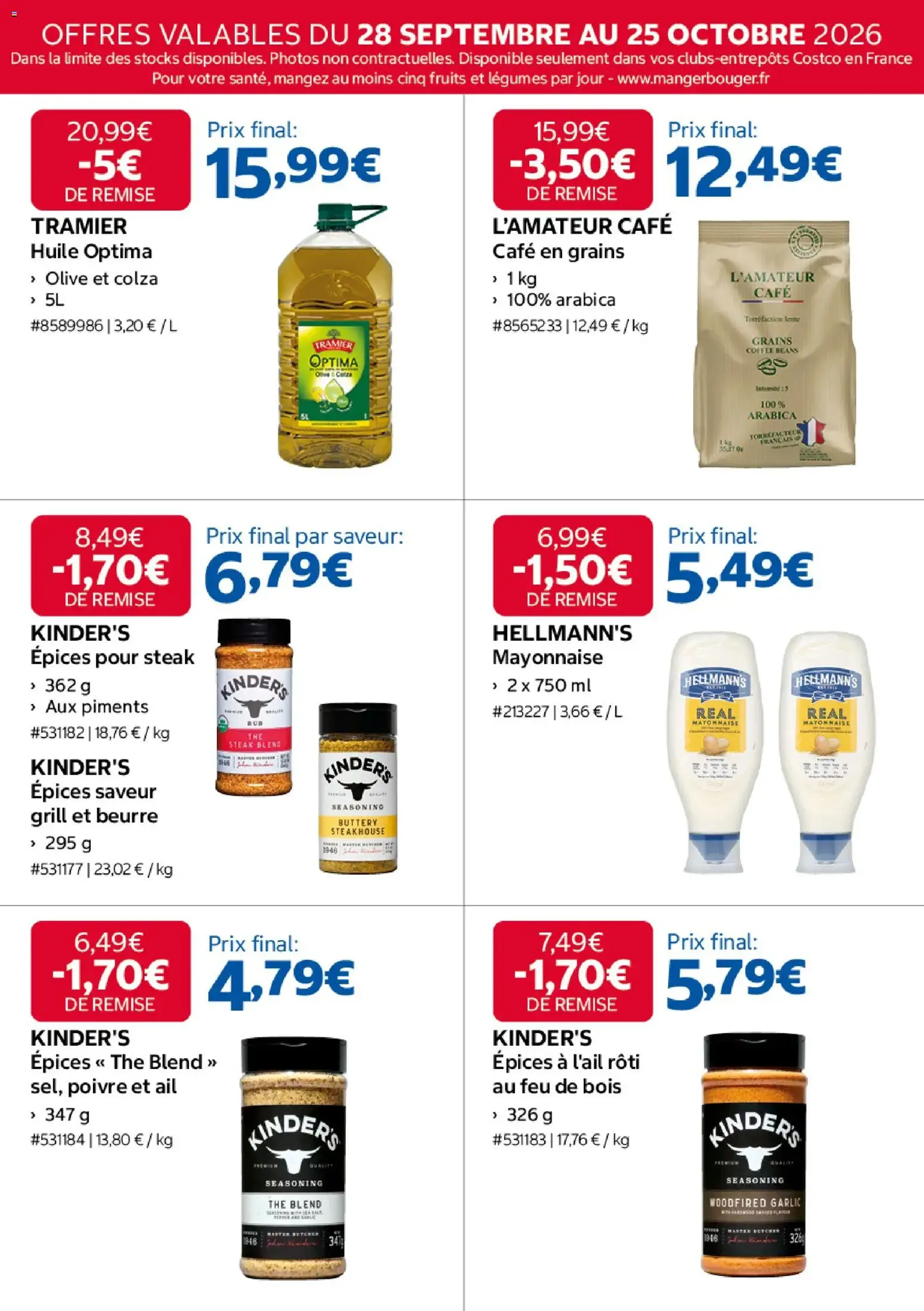 Costco catalogue - brochure valable à partir du 28/09/2026, page 12 sur 20