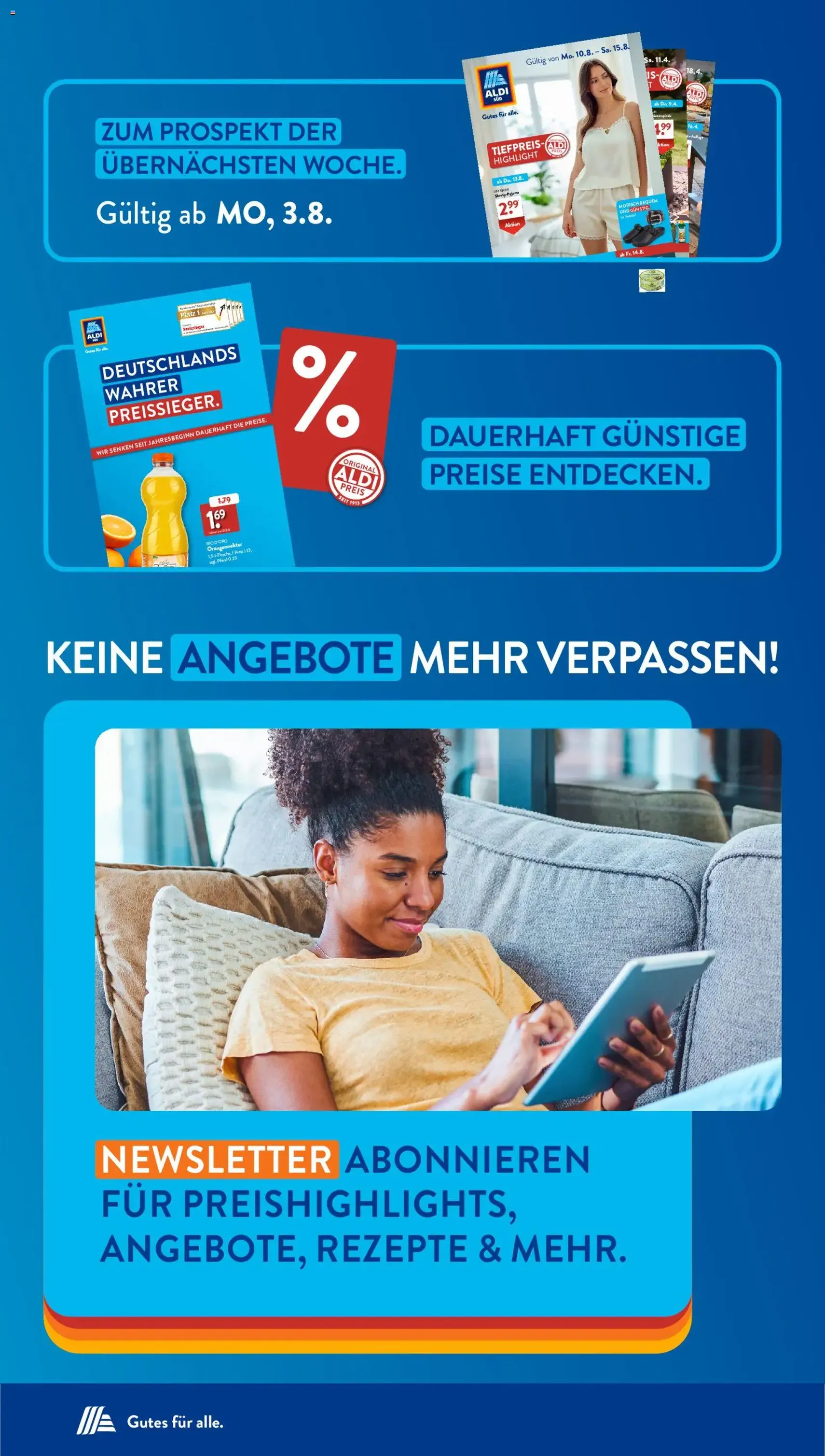 Aldi Süd Prospekt - Gültiger Prospekt ab 03.08.2026, Seite 32 von insgesamt 32