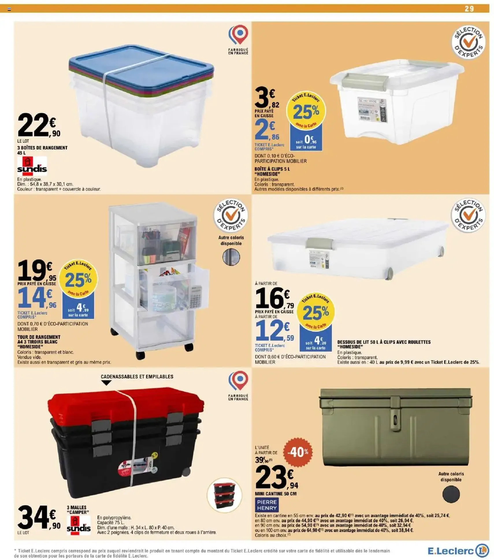 E.Leclerc catalogue semaine 35 - brochure valable à partir du 26/08/2025, page 29 sur 48 E.Leclerc catalogue semaine 35 - brochure valable à partir du 26/08/2025, page 29 sur 48