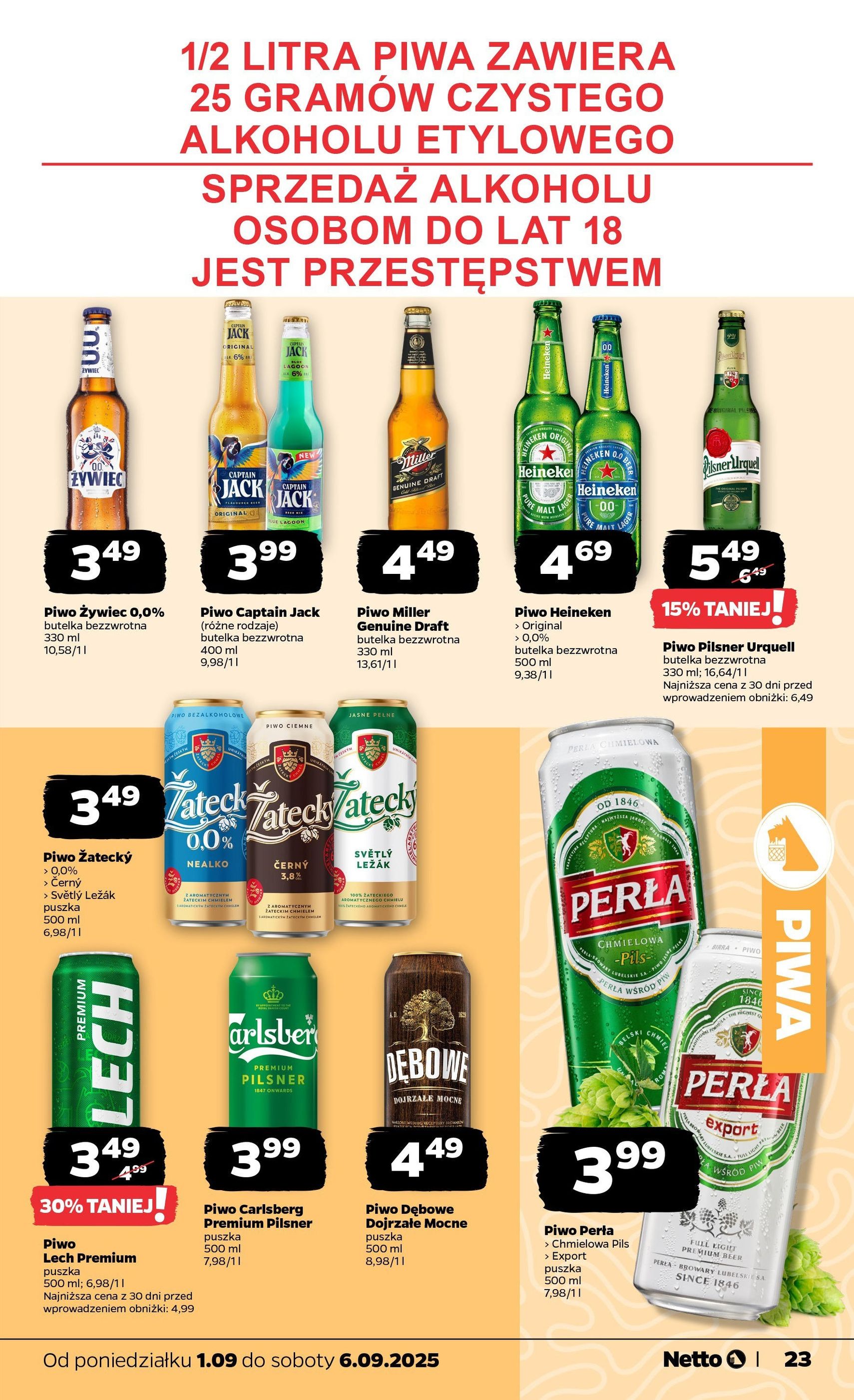 Netto gazetka - Spożywcza - ważny gazetka od 01.09.2025 strona 23 z 31 Netto gazetka - Spożywcza - ważny gazetka od 01.09.2025 strona 23 z 31