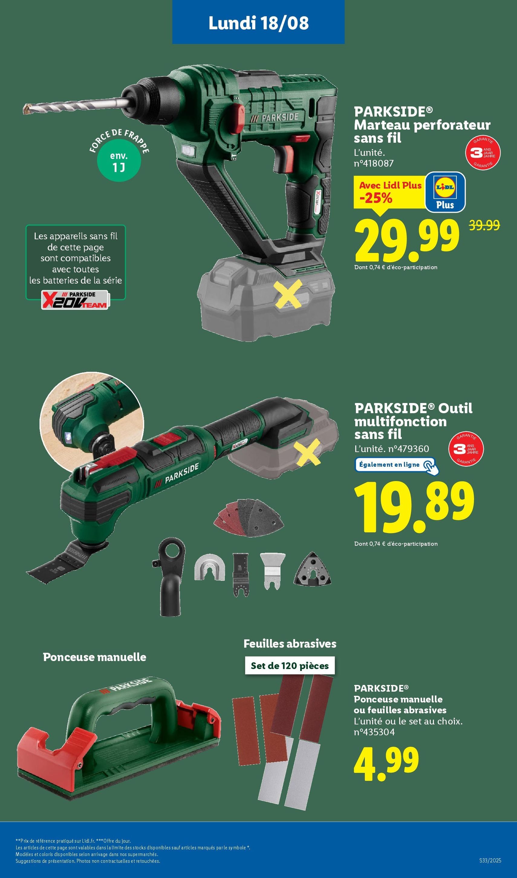 LIDL catalogue semaine 32 - brochure valable à partir du 14/08/2025, page 53 sur 72
