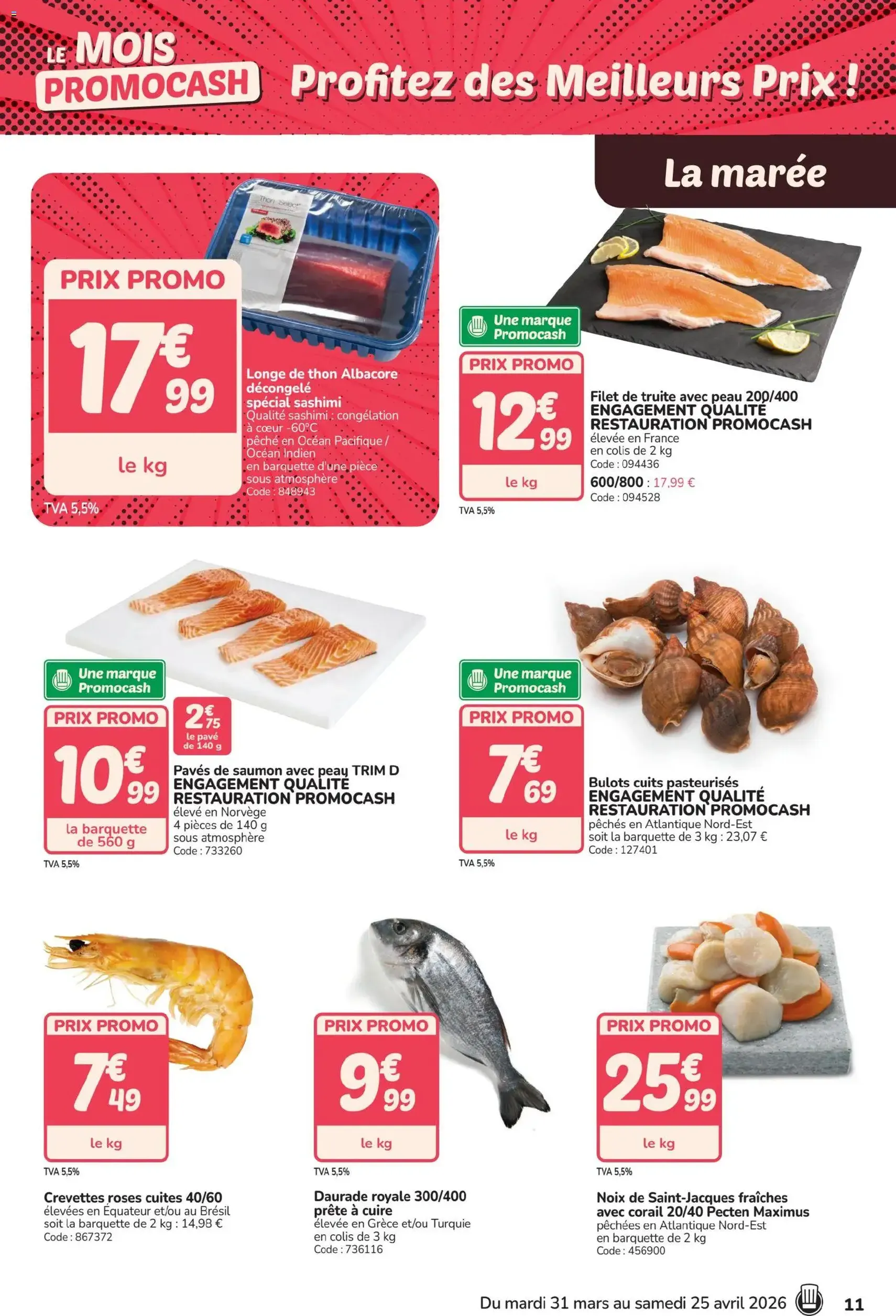 Promocash catalogue - brochure valable à partir du 31/03/2026, page 11 sur 44