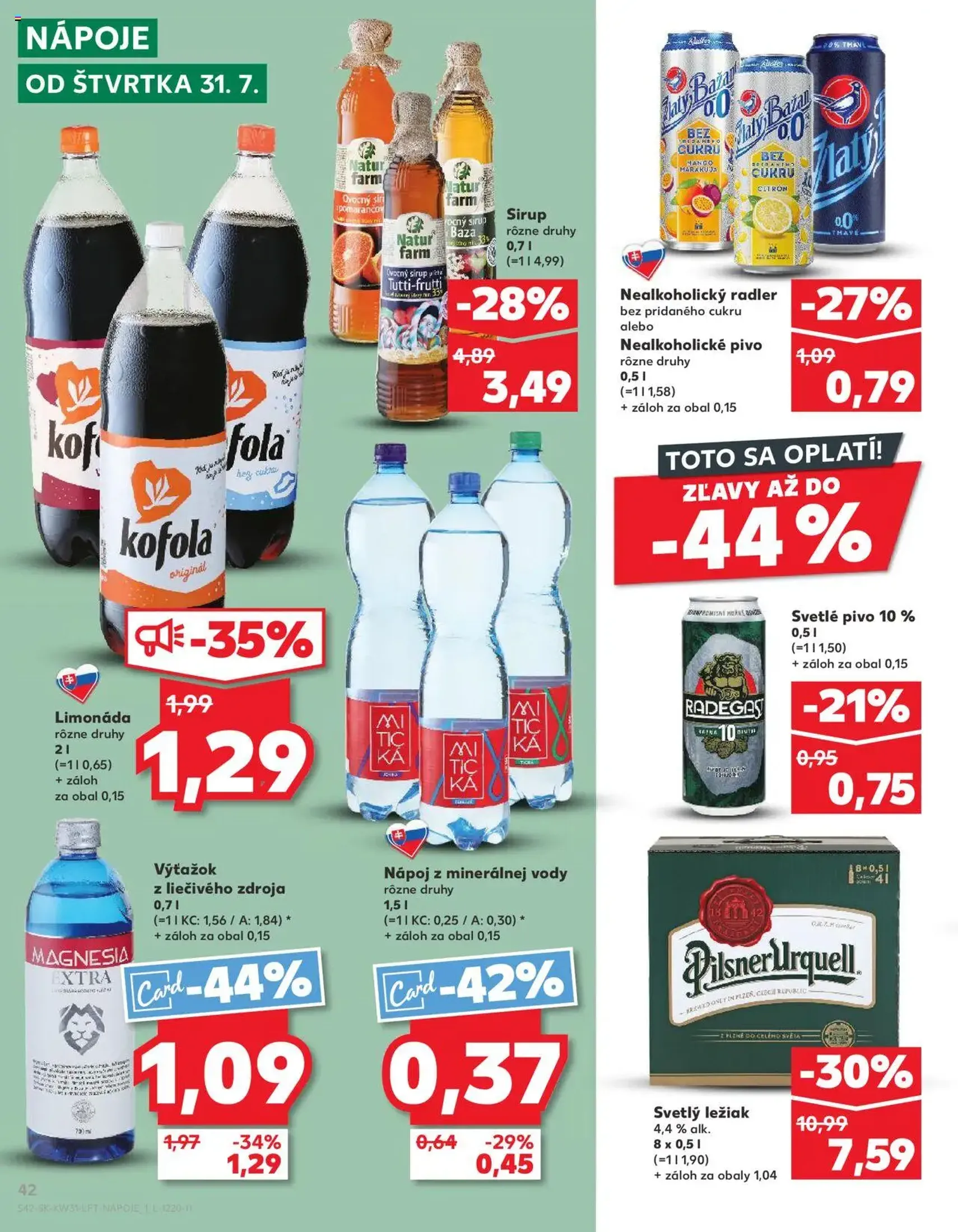 Kaufland Bratislava-Dúbravka - platný leták od 31.07.2025 strana 42 z 76