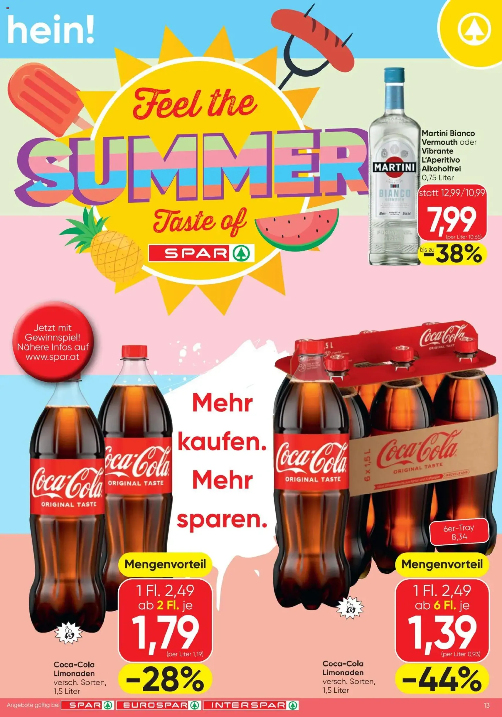 Spar - Flugblatt - Gültiger Prospekt ab 13.08.2026, Seite 13 von insgesamt 20
