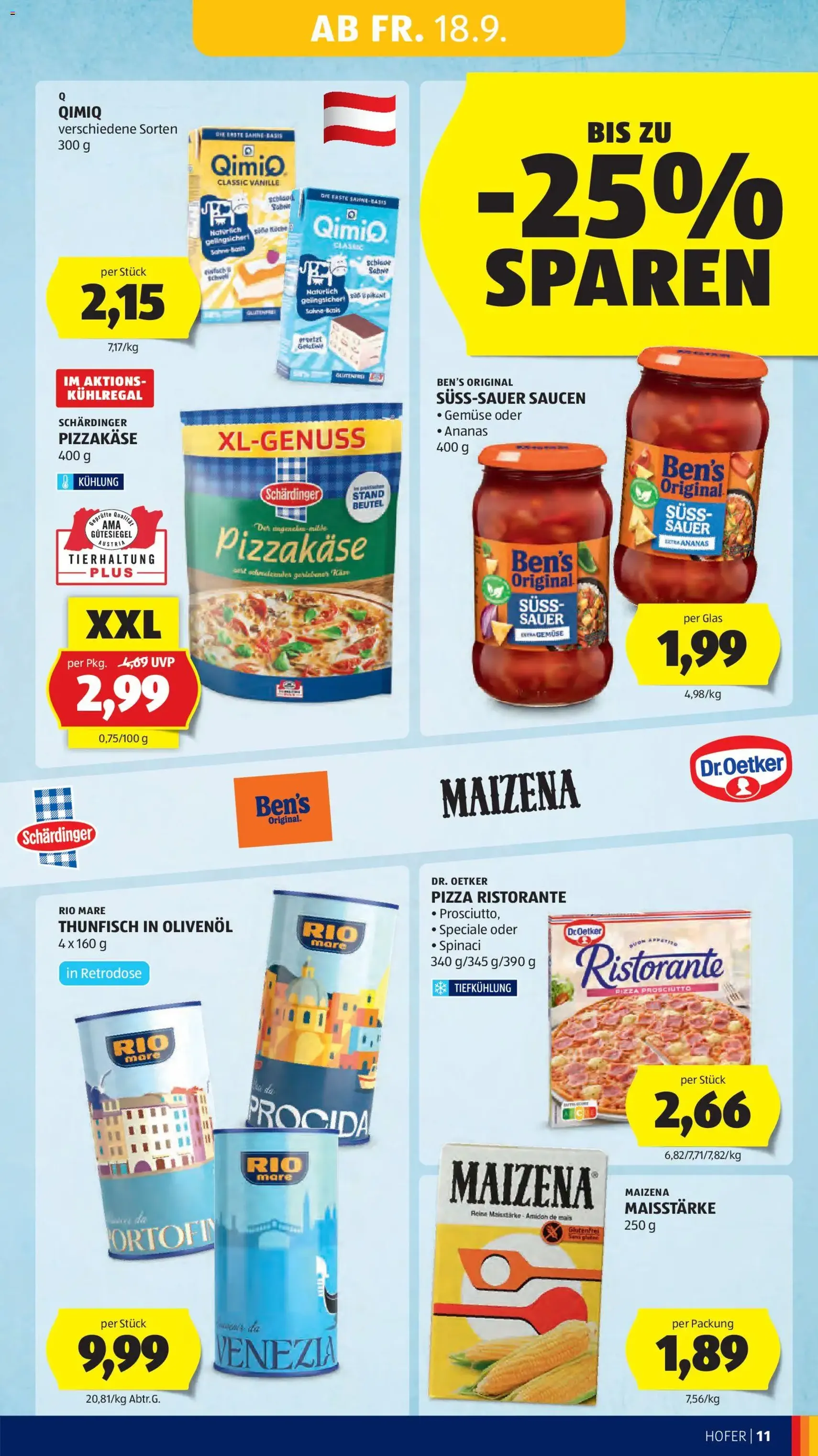 Hofer Flugblatt - Gültiger Prospekt ab 18.09.2026, Seite 15 von insgesamt 48