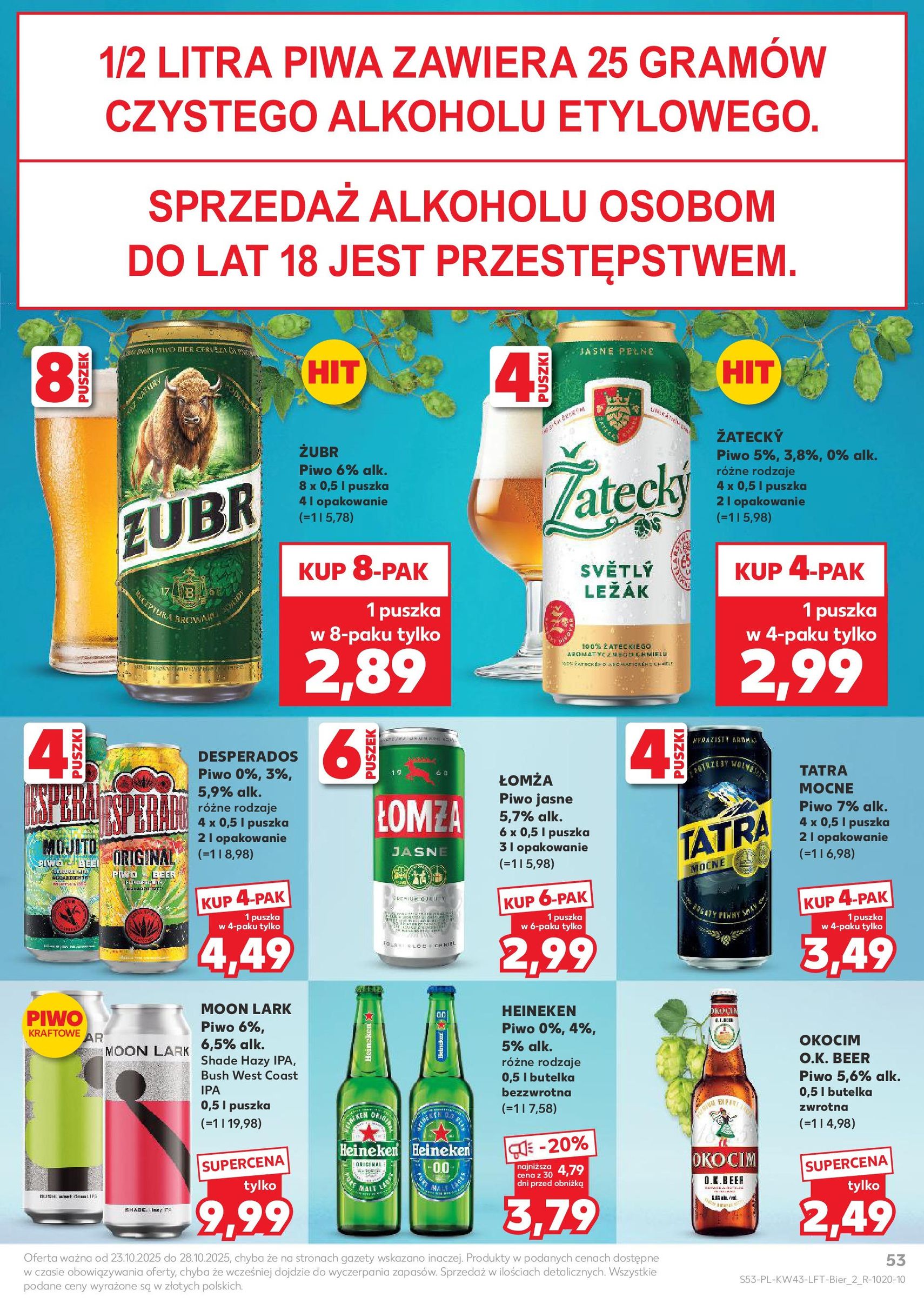 Kaufland gazetka - ważny gazetka od 23.10.2025 strona 53 z 67 Kaufland gazetka - ważny gazetka od 23.10.2025 strona 53 z 67