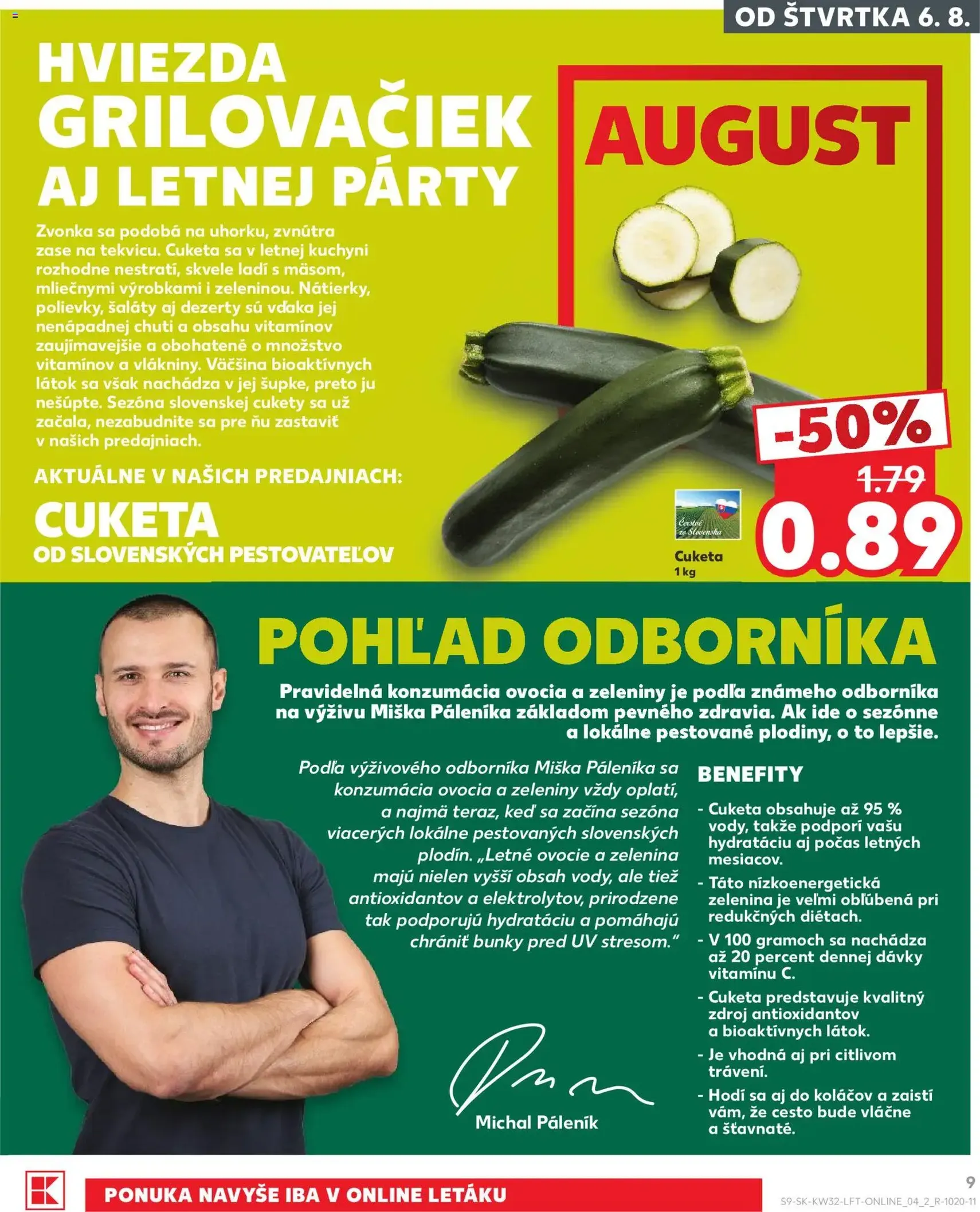 Kaufland SK akciós újság - 2026.08.06. érvényes szórólap 9 oldal 78 oldalból