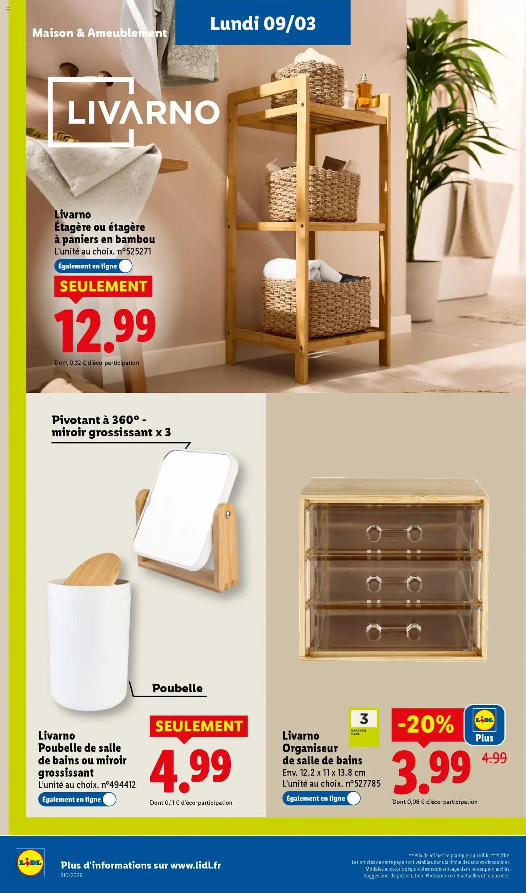LIDL catalogue semaine 10 - brochure valable à partir du 05/03/2026, page 66 sur 79