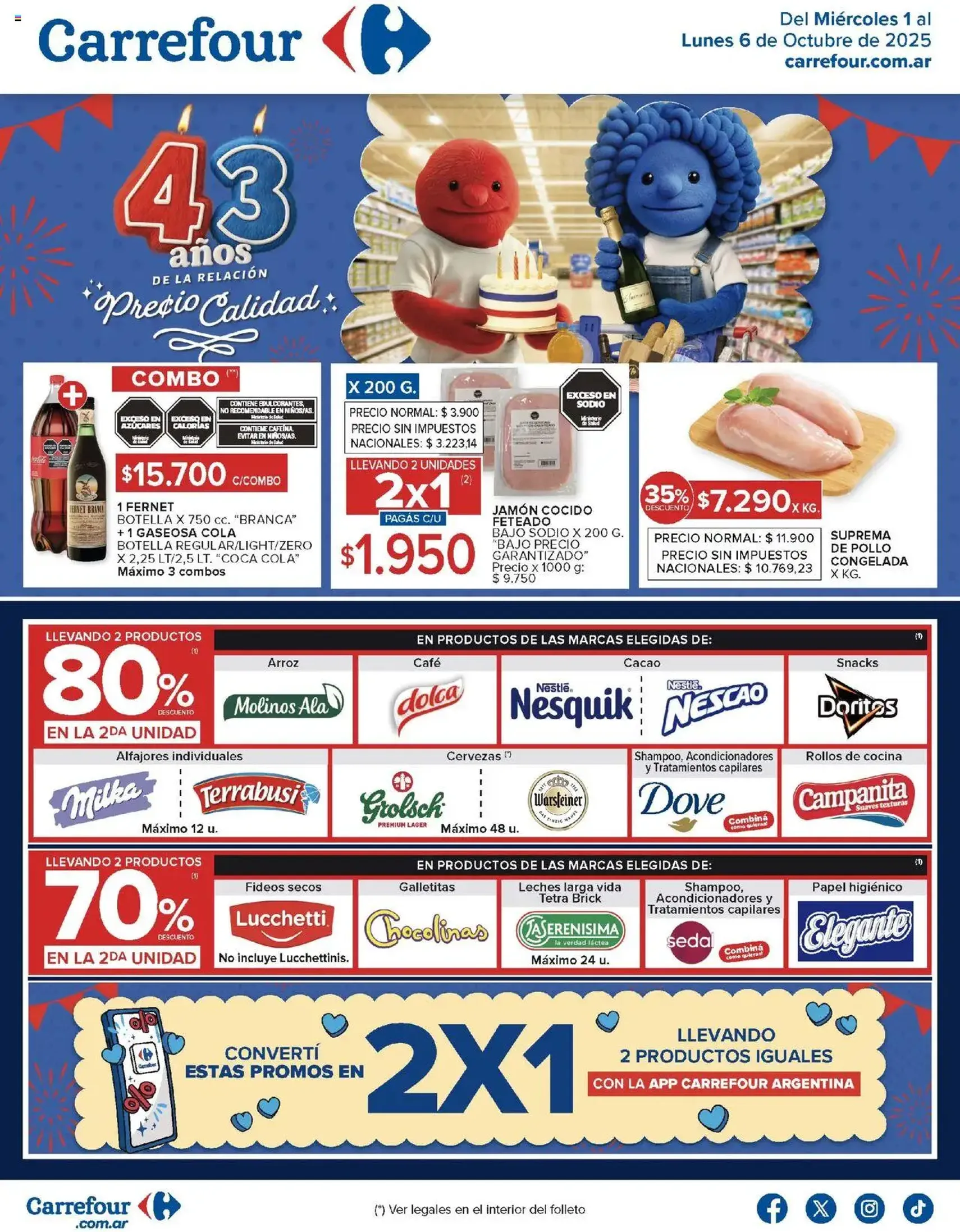 Carrefour ofertas - folleto válido desde 01/10/2025 página 2 de 59 Carrefour ofertas - folleto válido desde 01/10/2025 página 2 de 59