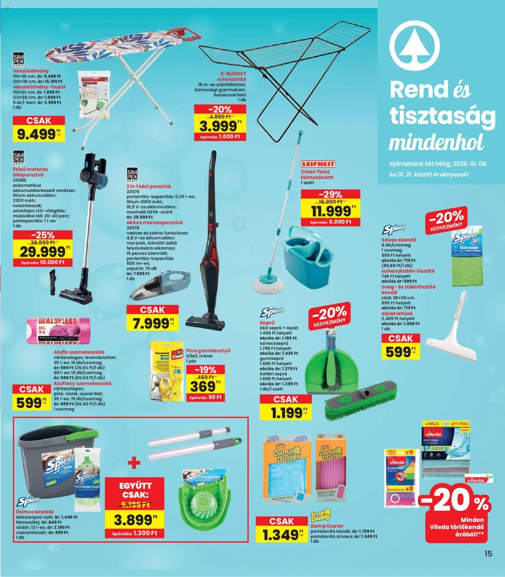 Interspar Akciós újság - 2026.01.08. érvényes szórólap 15 oldal 20 oldalból