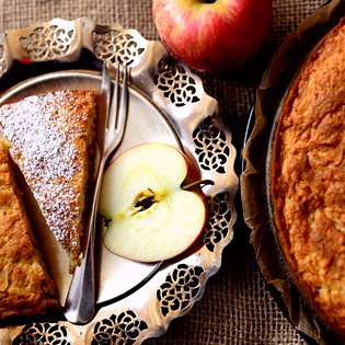 Recipe preview Apple pie without sugar