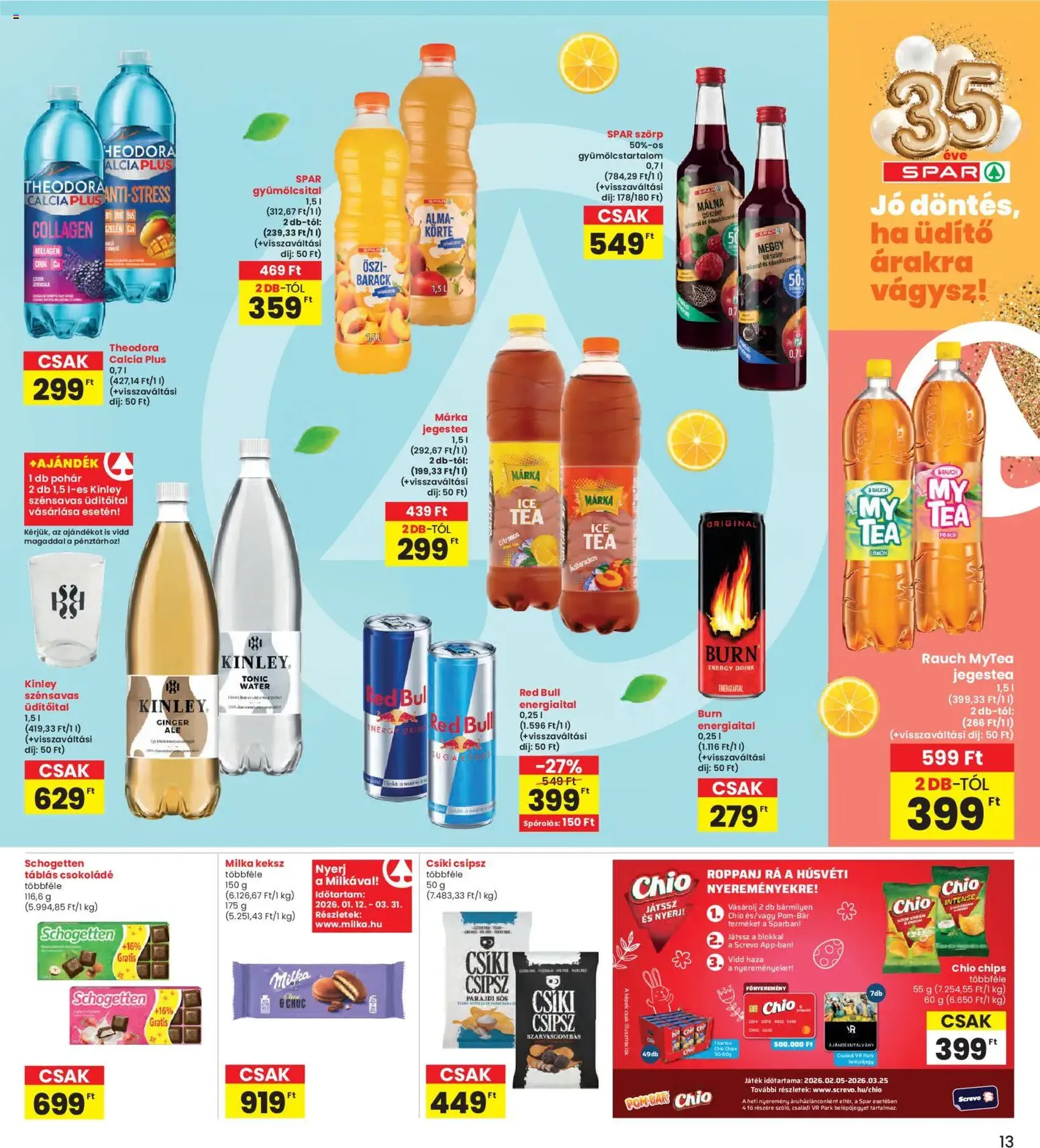 Interspar Akciós újság - 2026.02.12. érvényes szórólap 13 oldal 20 oldalból