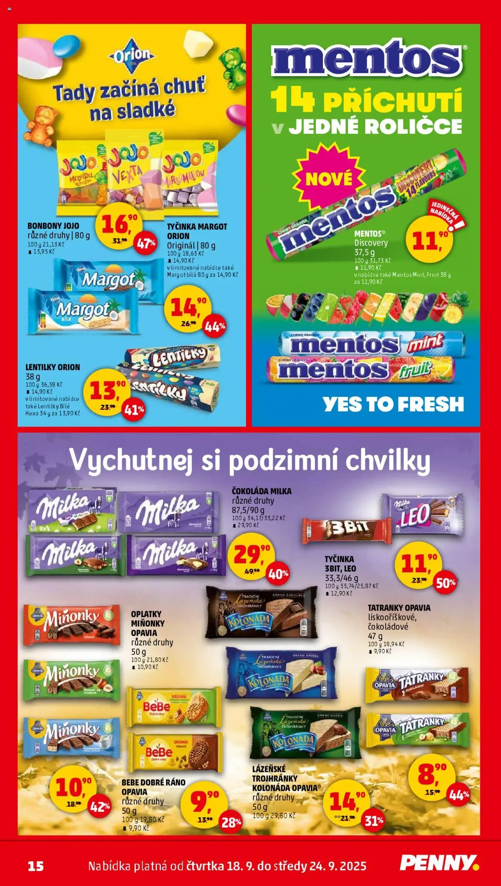 Penny Market leták - Čtvrtečník - platný leták od 18.09.2025 strana 15 z 37