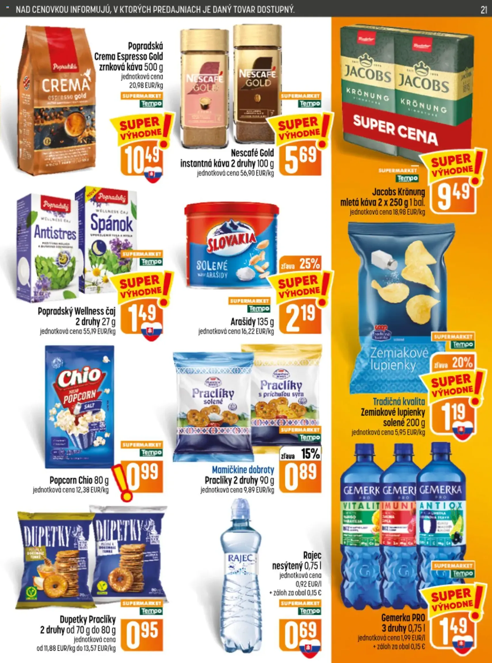 COOP Jednota leták - platný leták od 24.09.2026 strana 21 z 28