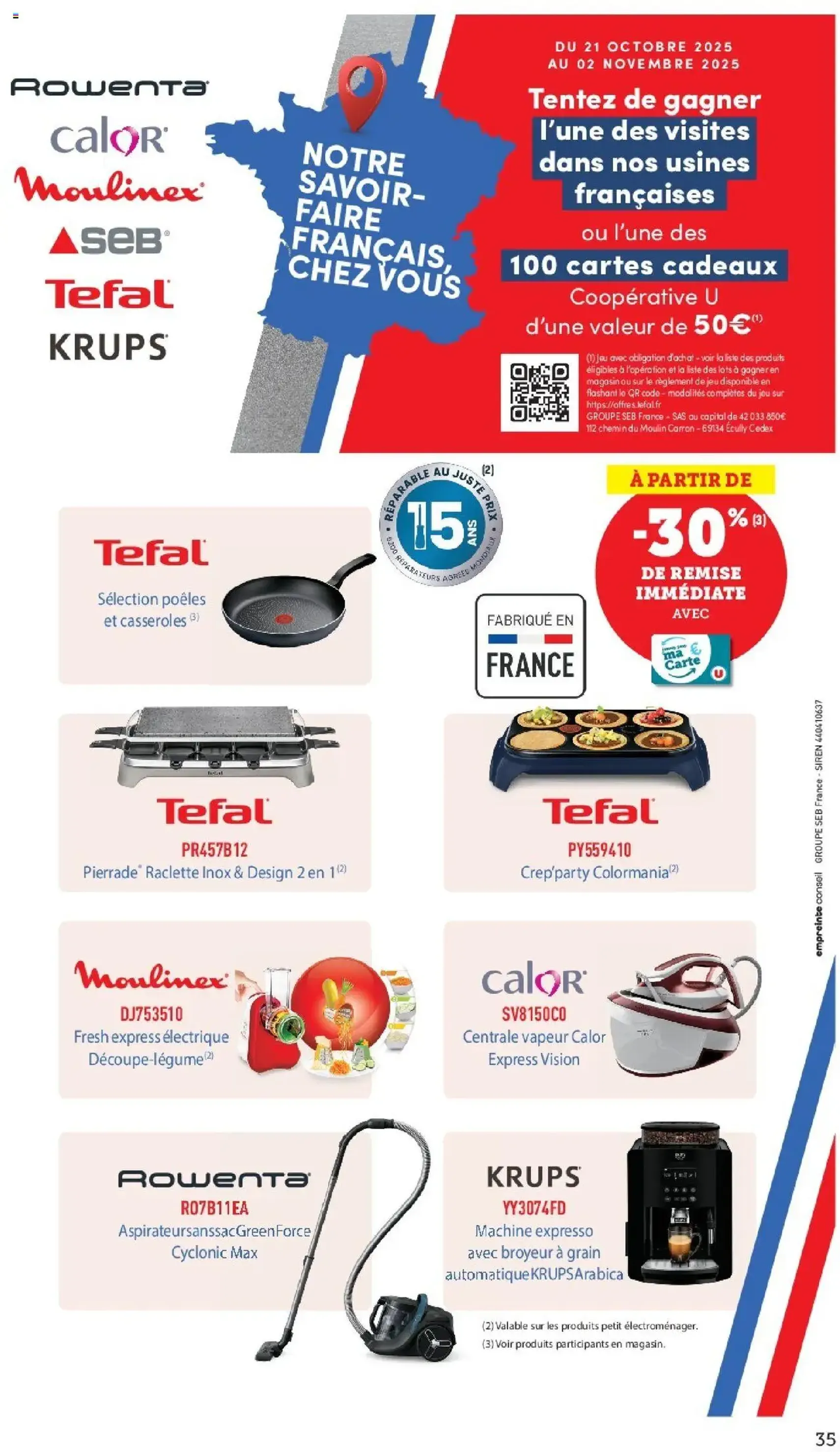 Super U catalogue - brochure valable à partir du 21/10/2025, page 35 sur 36 Super U catalogue - brochure valable à partir du 21/10/2025, page 35 sur 36