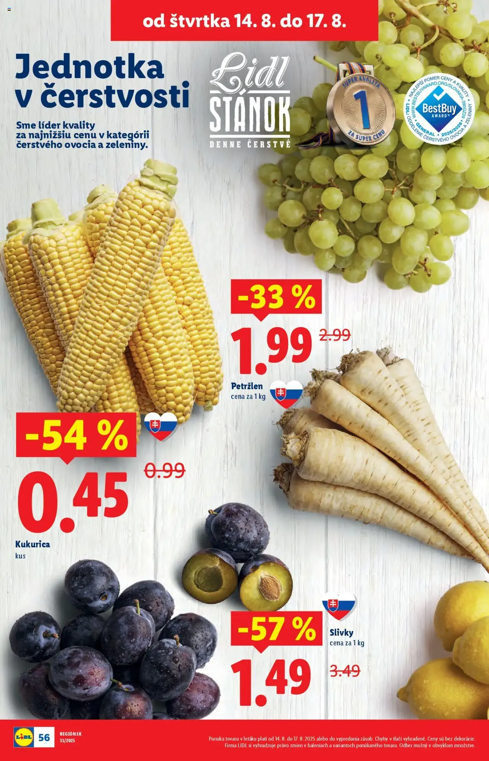Lidl leták - platný leták od 11.08.2025 strana 62 z 93