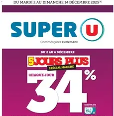 Super U - Les prix bas de la semaine - Prévisualisation du catalogue valable à partir du 02/12/2025