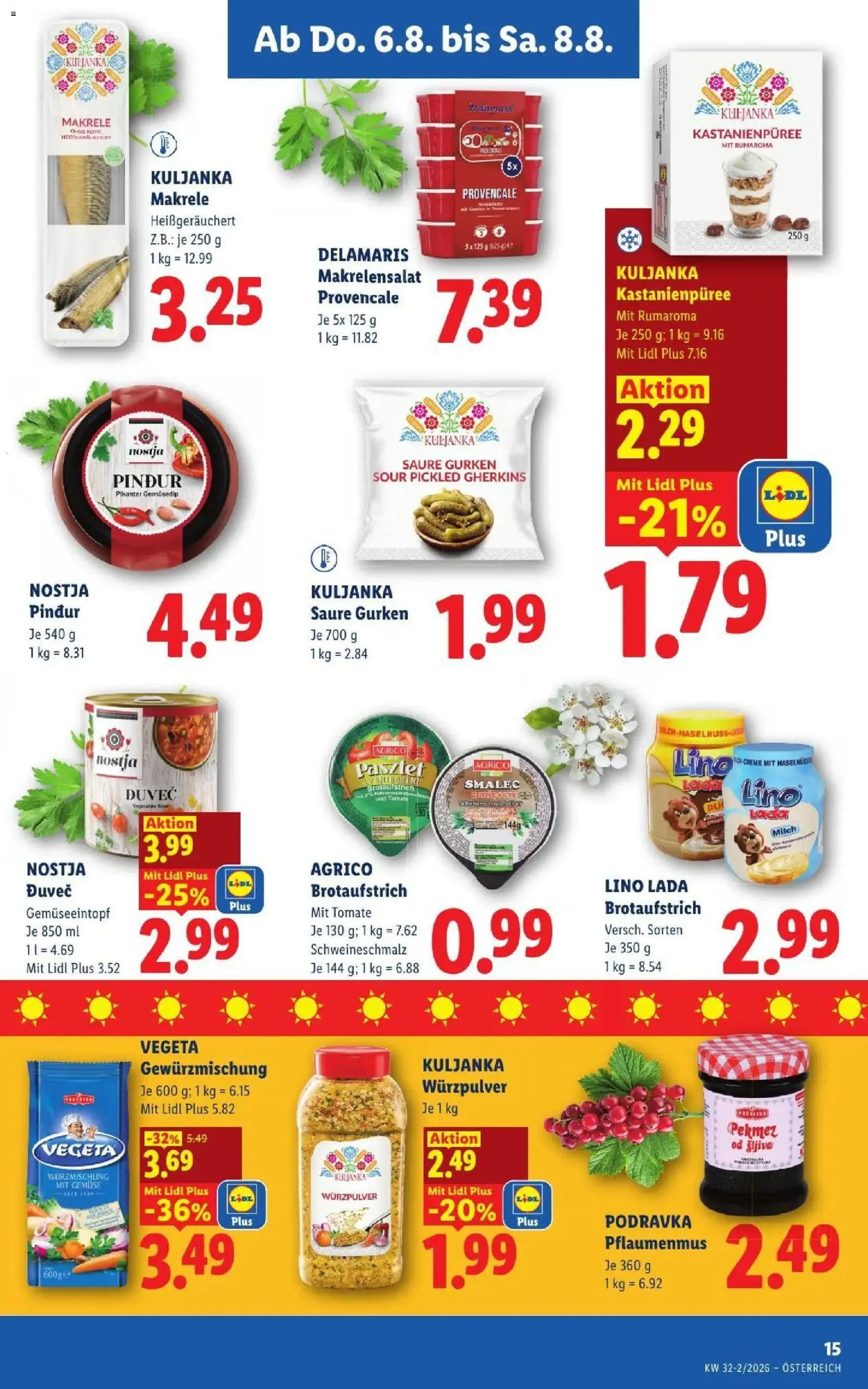 Lidl - Flugblatt - Gültiger Prospekt ab 06.08.2026, Seite 17 von insgesamt 52