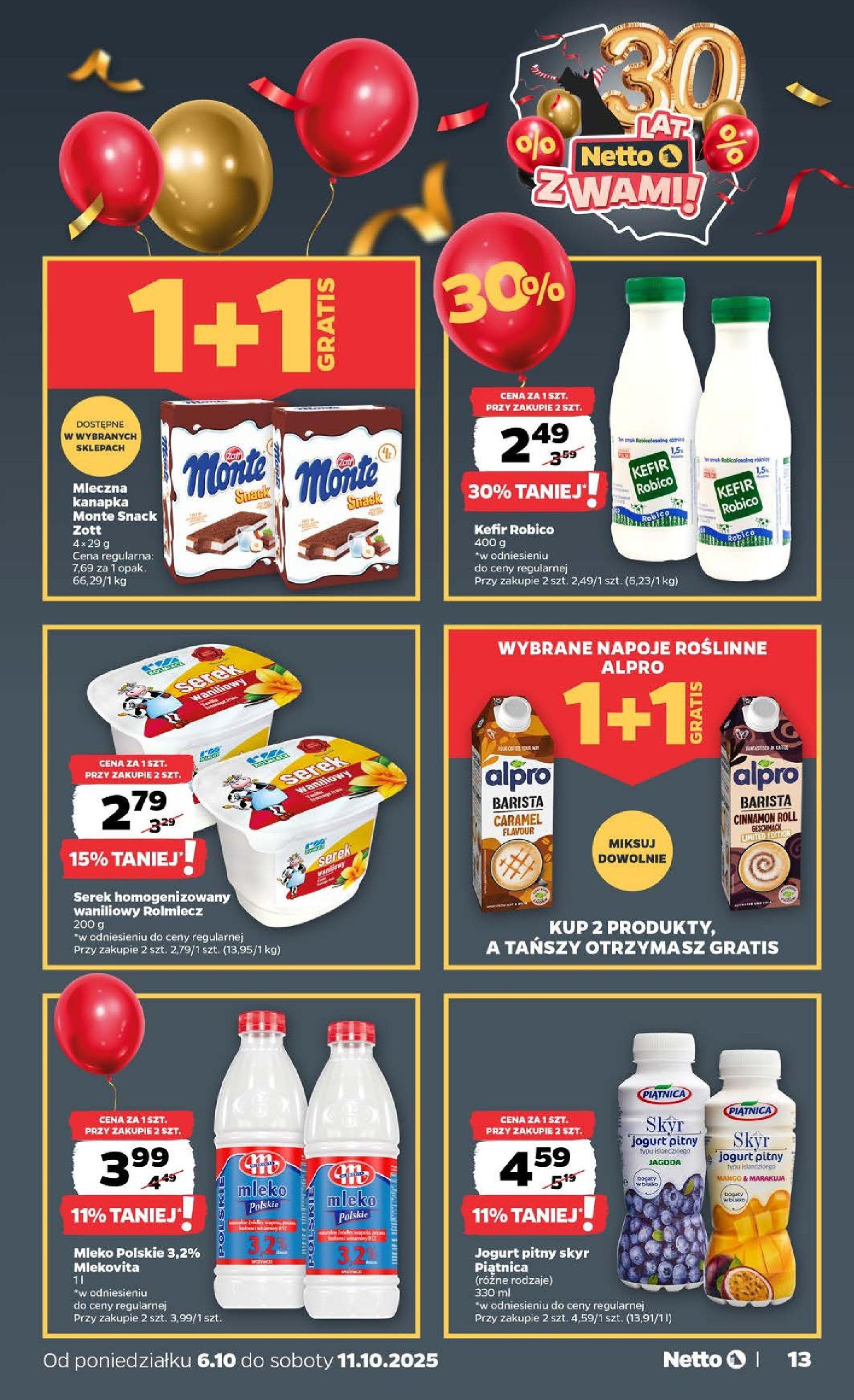 Netto gazetka - Spożywcza - ważny gazetka od 06.10.2025 strona 13 z 34