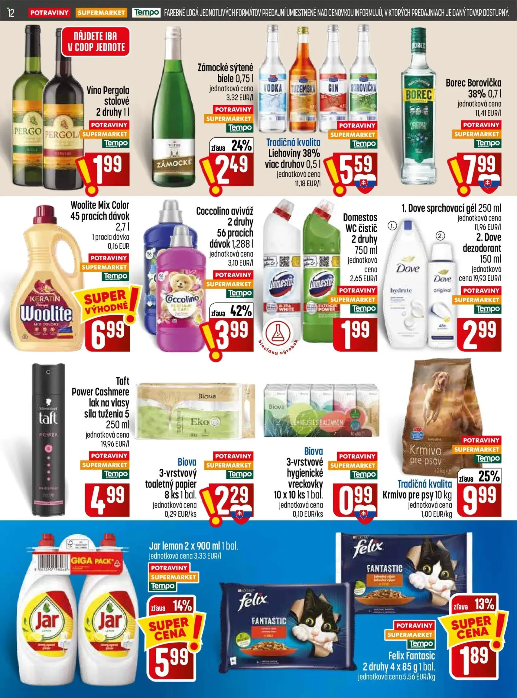 COOP Jednota leták - platný leták od 06.08.2026 strana 12 z 28