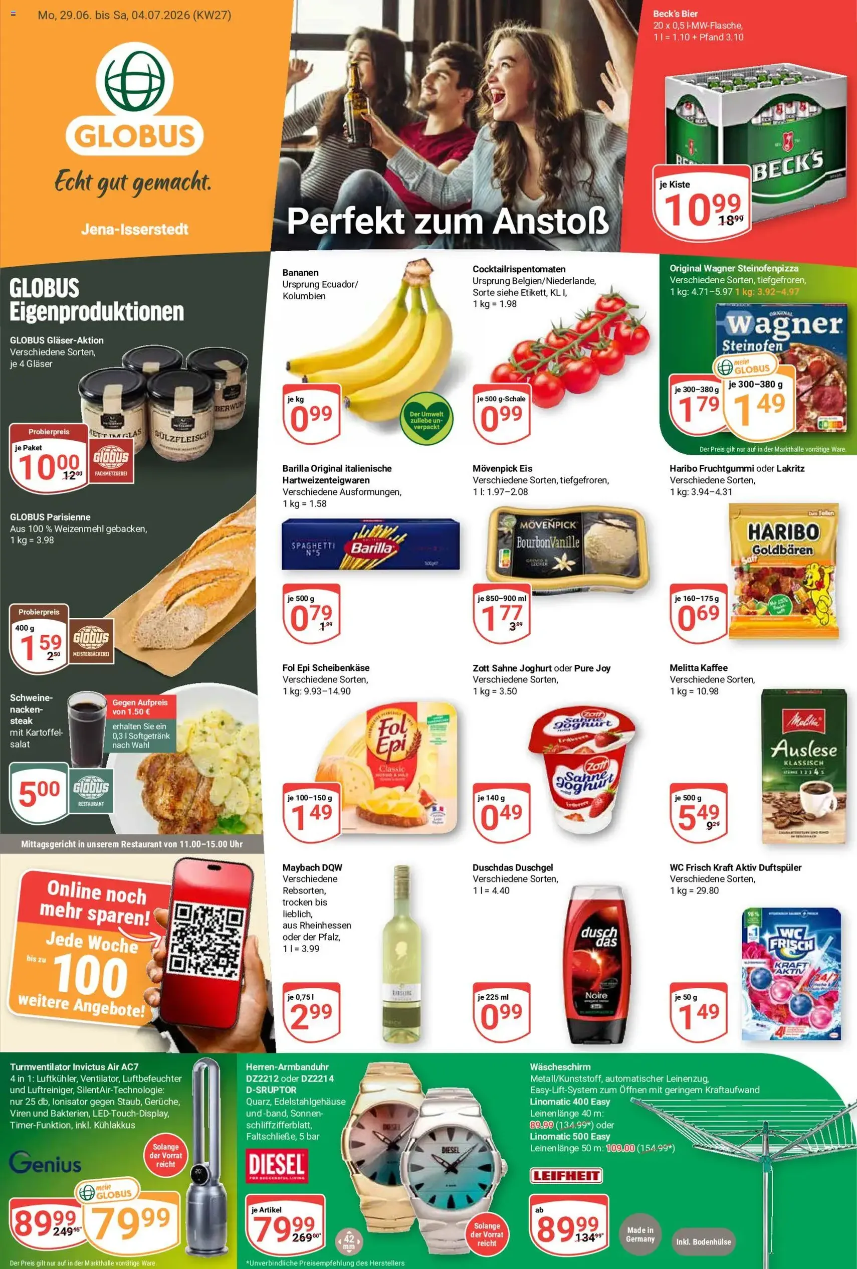 Globus Prospekt - Gültiger Prospekt ab 29.06.2026, Seite 8 von insgesamt 46