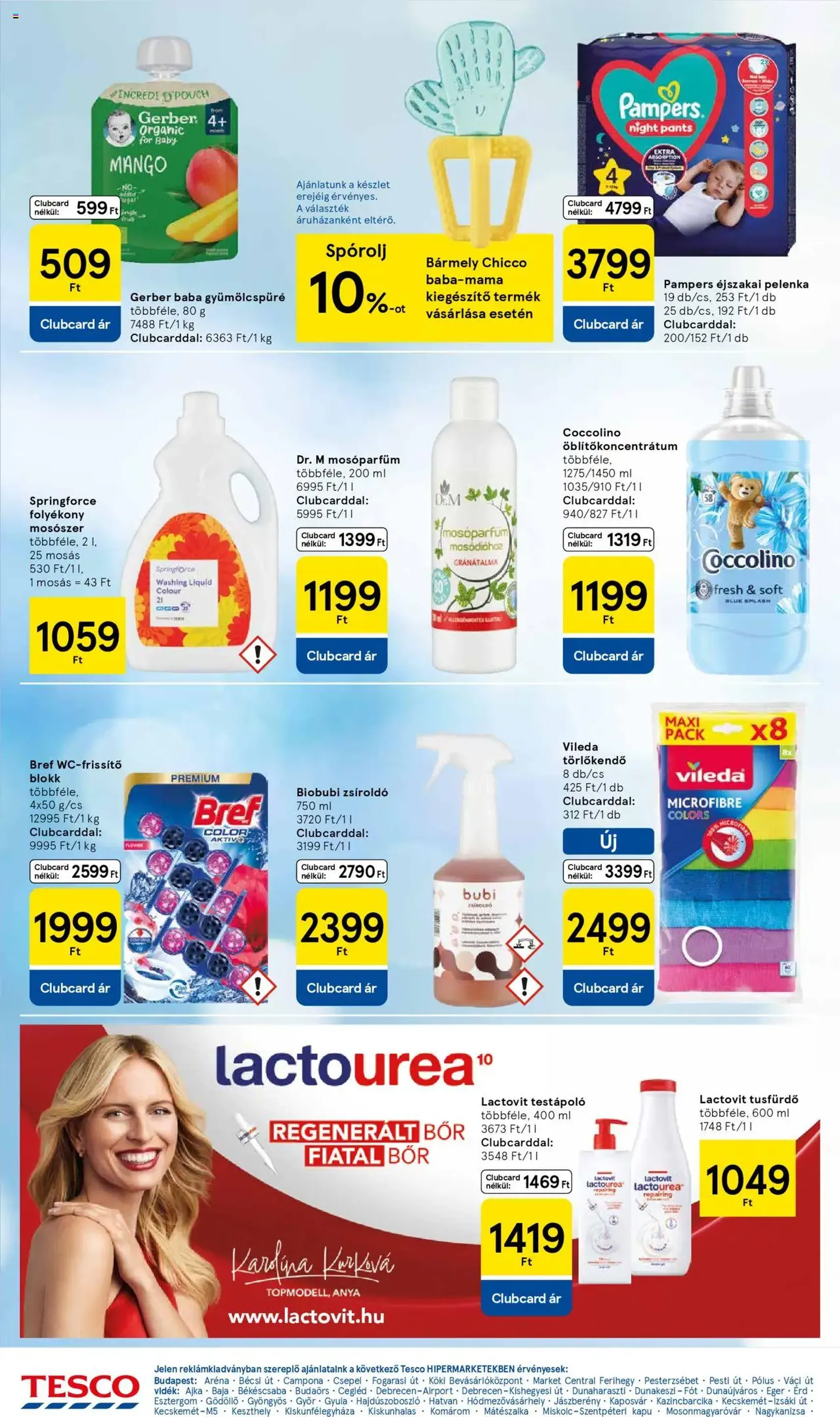 Tesco Hipermarket - Akciós újság - 2025.09.11. érvényes szórólap 26 oldal 32 oldalból Tesco Hipermarket - Akciós újság - 2025.09.11. érvényes szórólap 26 oldal 32 oldalból