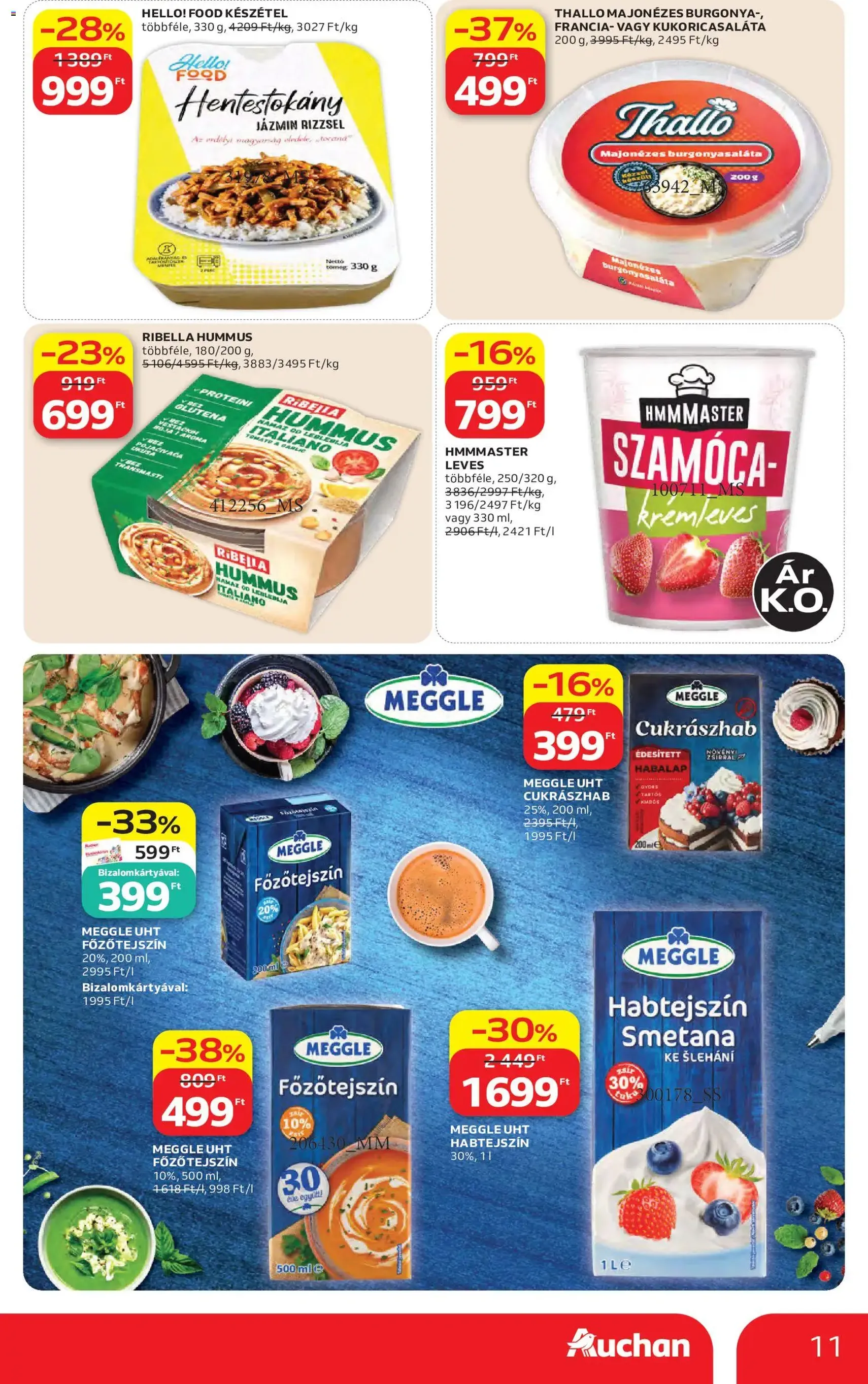 Auchan akciós újság - 2026.07.30. érvényes szórólap 11 oldal 45 oldalból