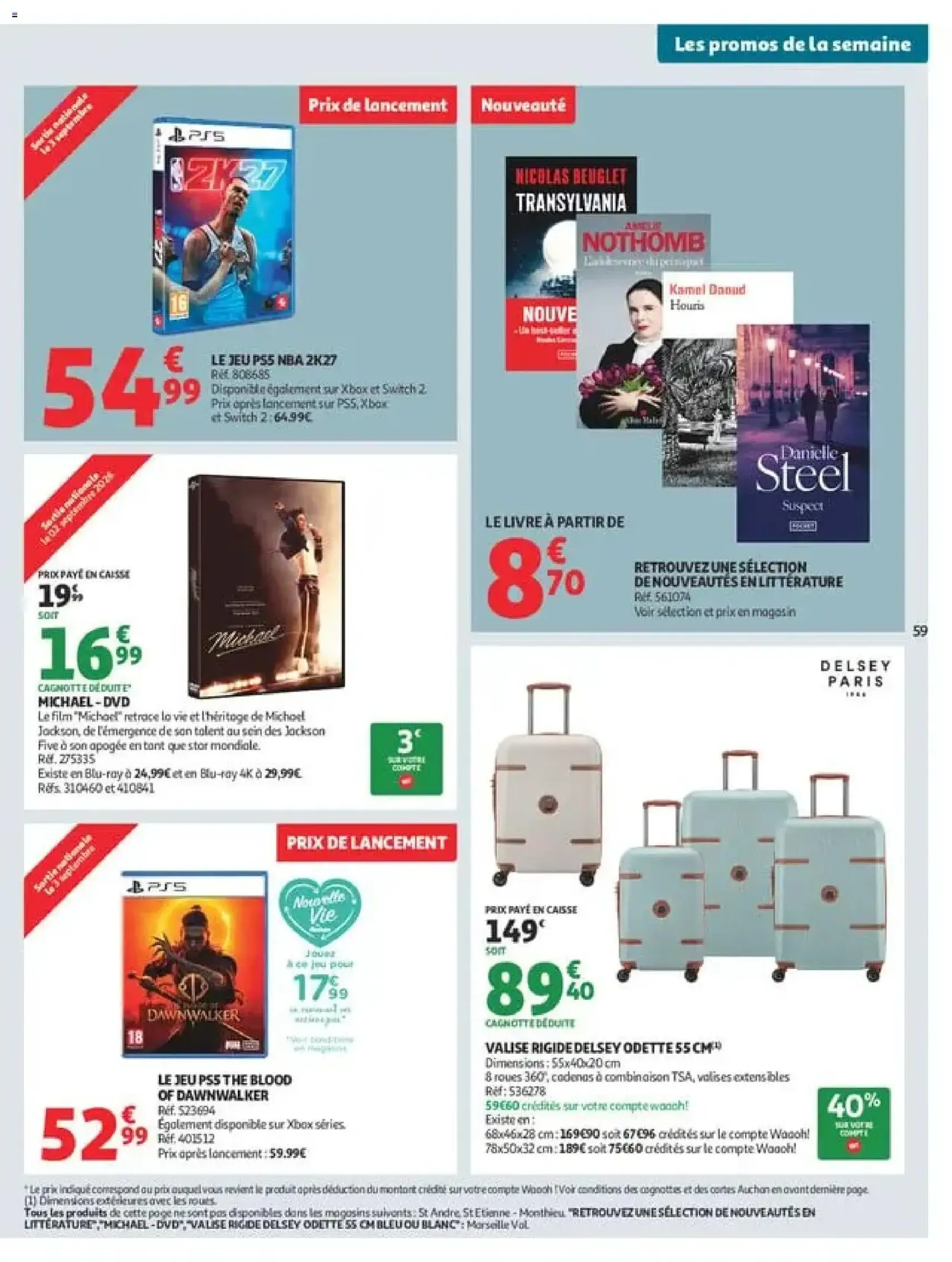 Auchan catalogue - brochure valable à partir du 01/09/2026, page 61 sur 72