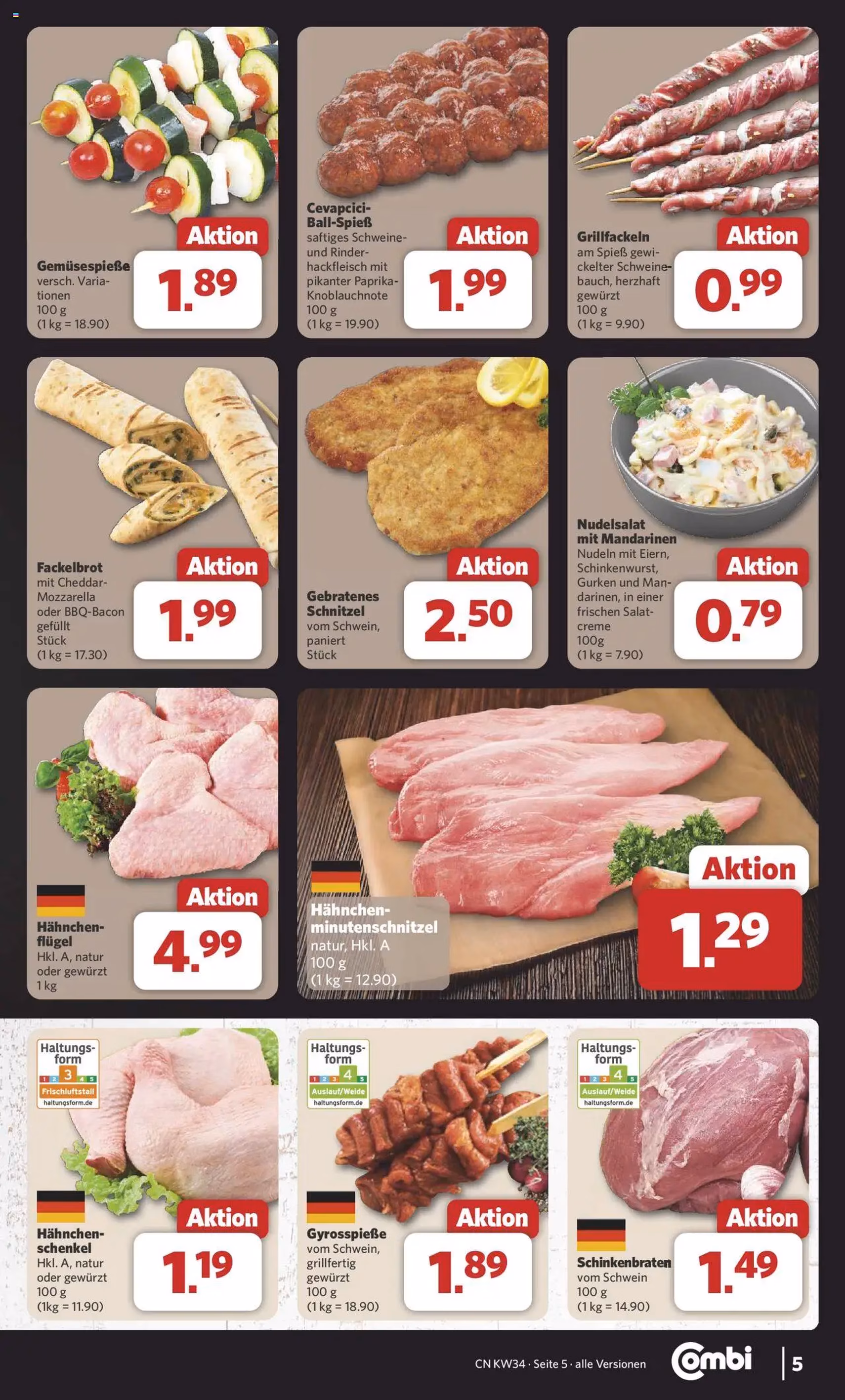 Combi Prospekt - Gültiger Prospekt ab 18.08.2025, Seite 5 von insgesamt 36 Combi Prospekt - Gültiger Prospekt ab 18.08.2025, Seite 5 von insgesamt 36