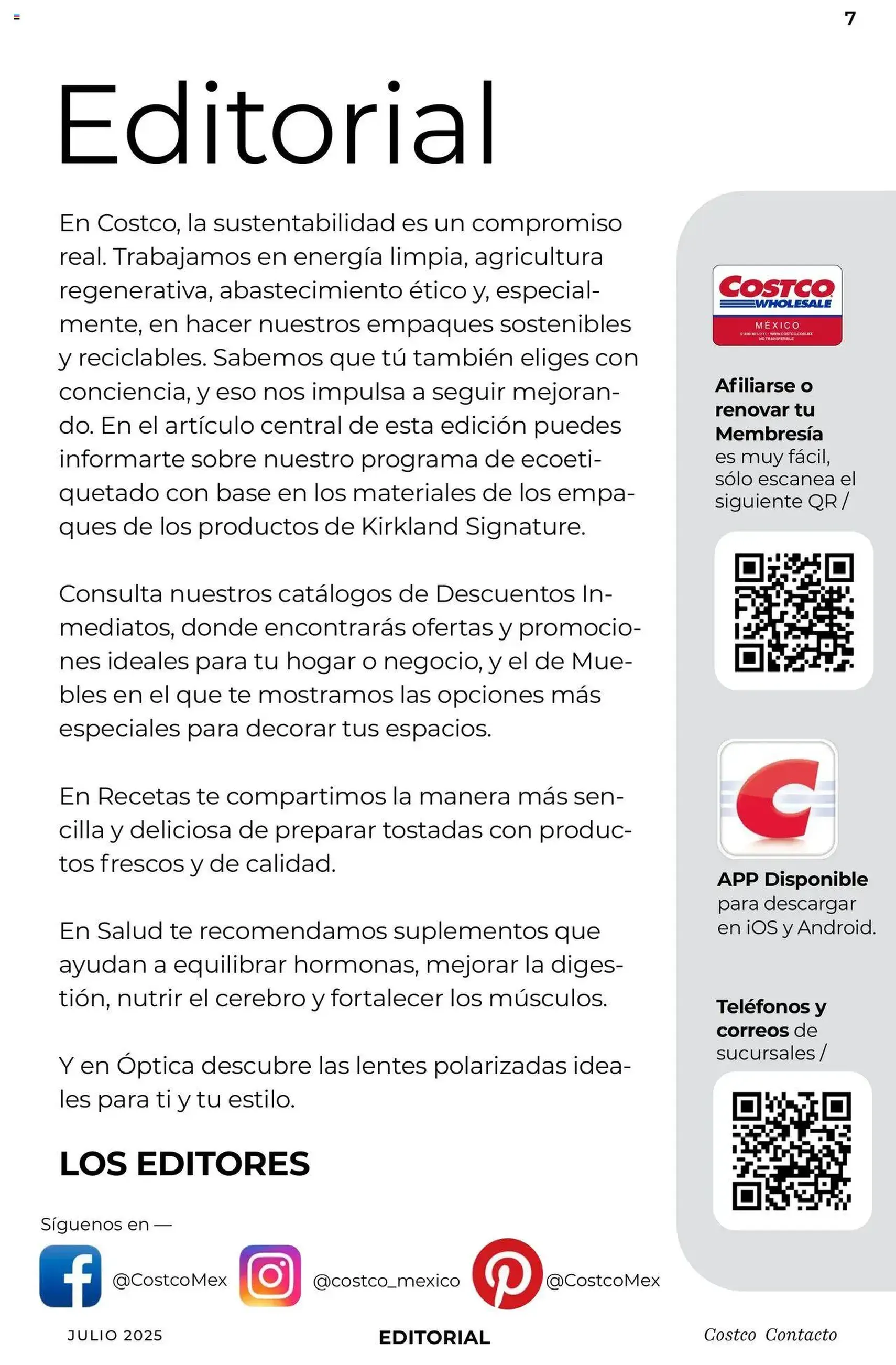 Costco catálogo Julio - folleto válido desde 07/07/2025 página 7 de 130 Costco catálogo Julio - folleto válido desde 07/07/2025 página 7 de 130