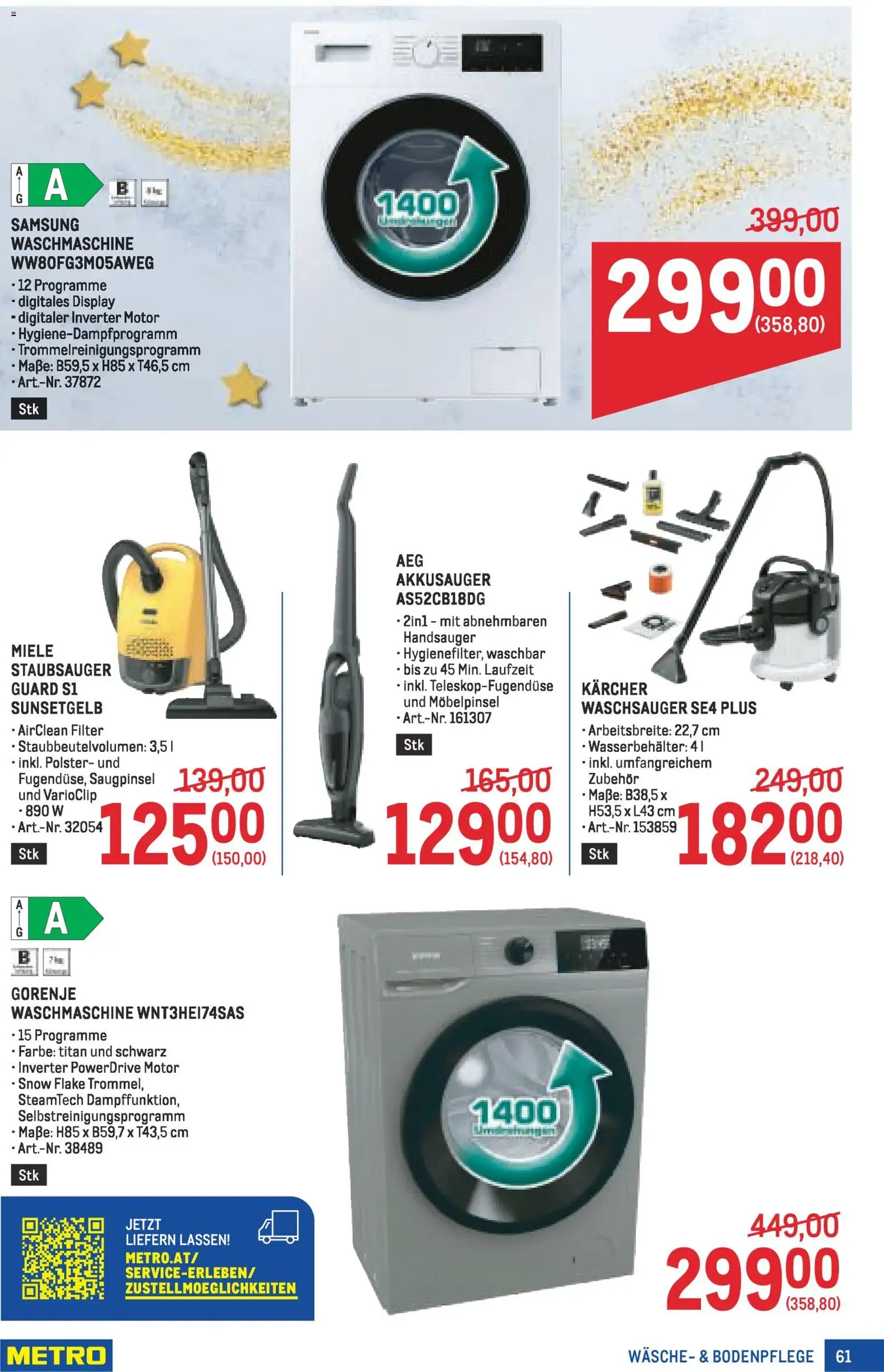 Metro angebote Profi - Gültiger Prospekt ab 11.12.2025, Seite 61 von insgesamt 72