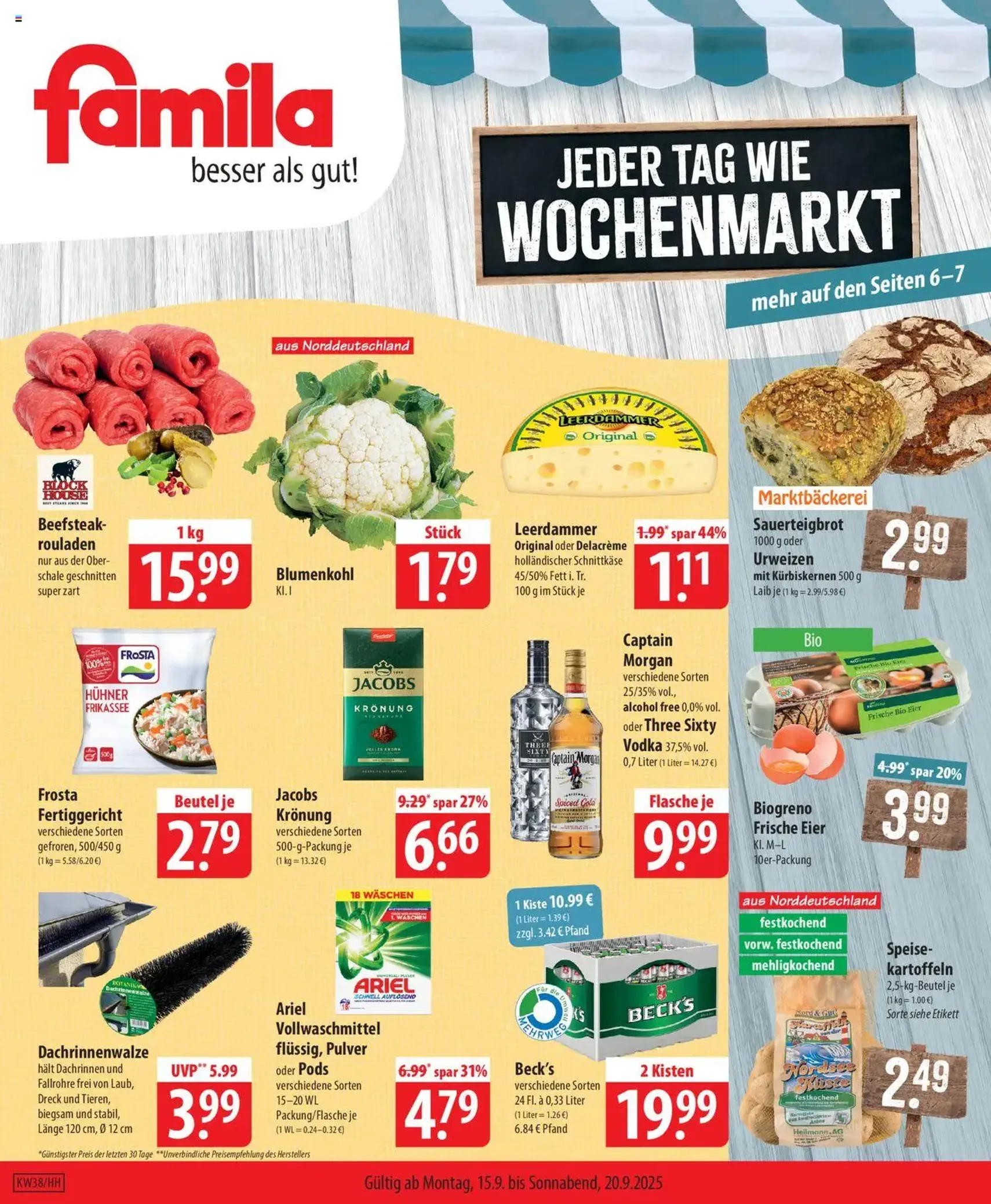 Famila Prospekt - Gültiger Prospekt ab 15.09.2025, Seite 1 von insgesamt 28