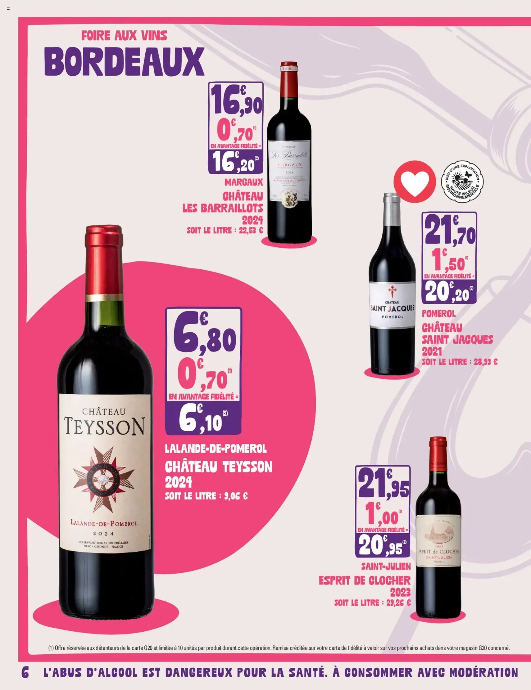 G20 Supermarchés catalogue - brochure valable à partir du 22/09/2026, page 6 sur 20