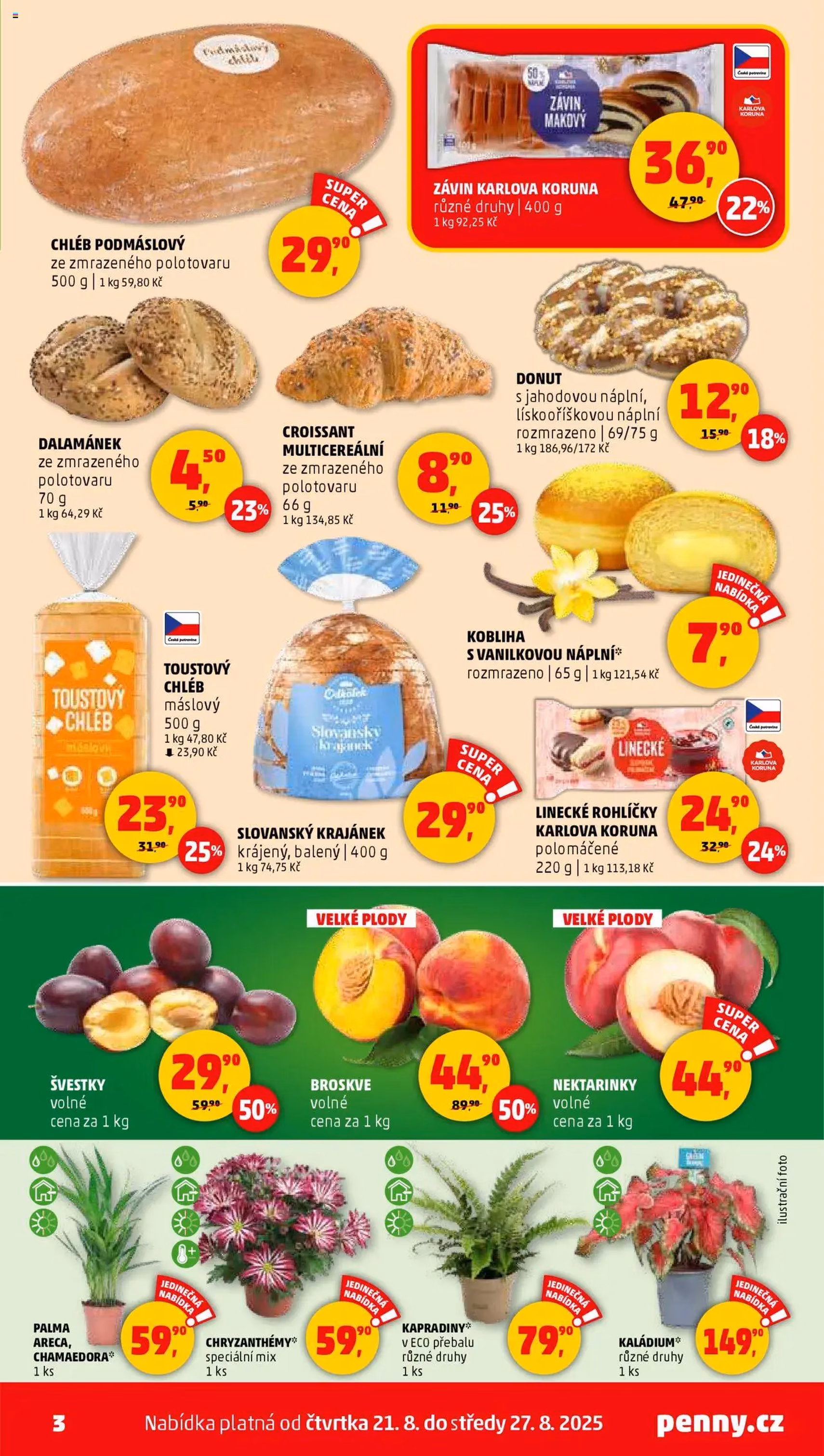 Penny Market leták - Čtvrtečník - platný leták od 21.08.2025 strana 3 z 32