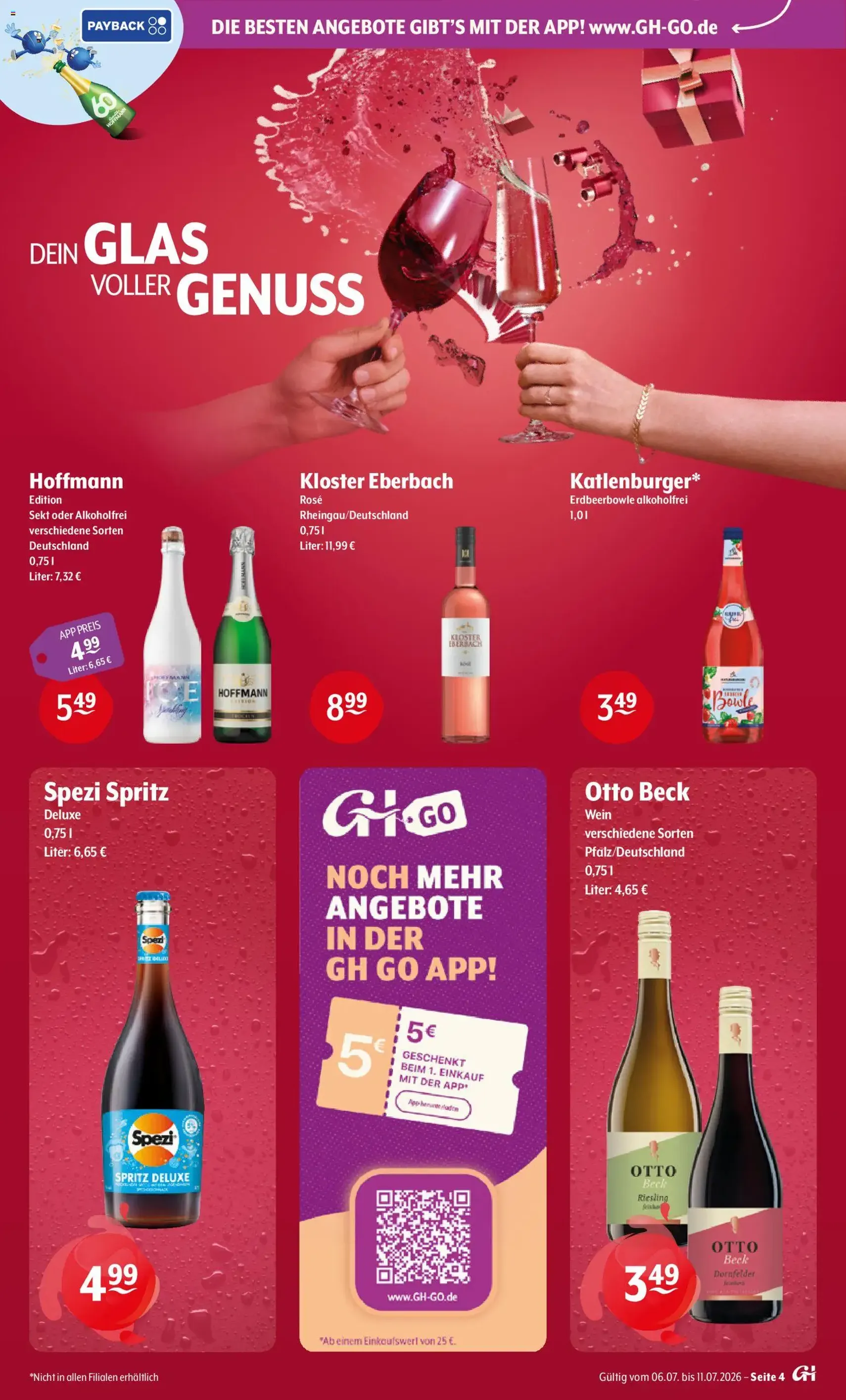 Trink und Spare Prospekt - Gültiger Prospekt ab 06.07.2026, Seite 4 von insgesamt 8