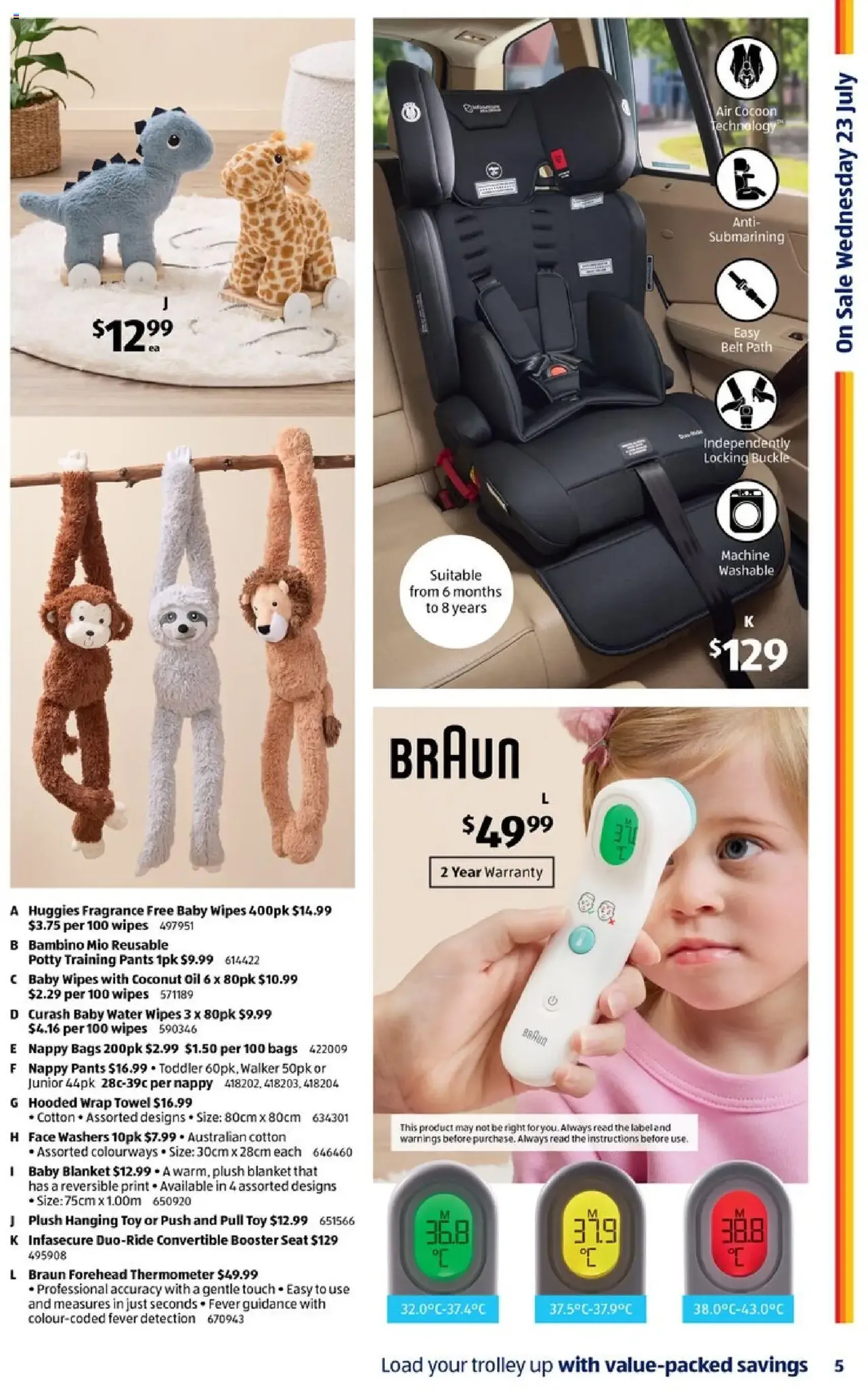 Catalogue Aldi - valid flyer from 23/07/2025, page 5 of 28 Catalogue Aldi - valid flyer from 23/07/2025, page 5 of 28