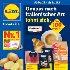 Lidl Flugblatt - Prospekt Vorschau gültig ab 22.01.2026