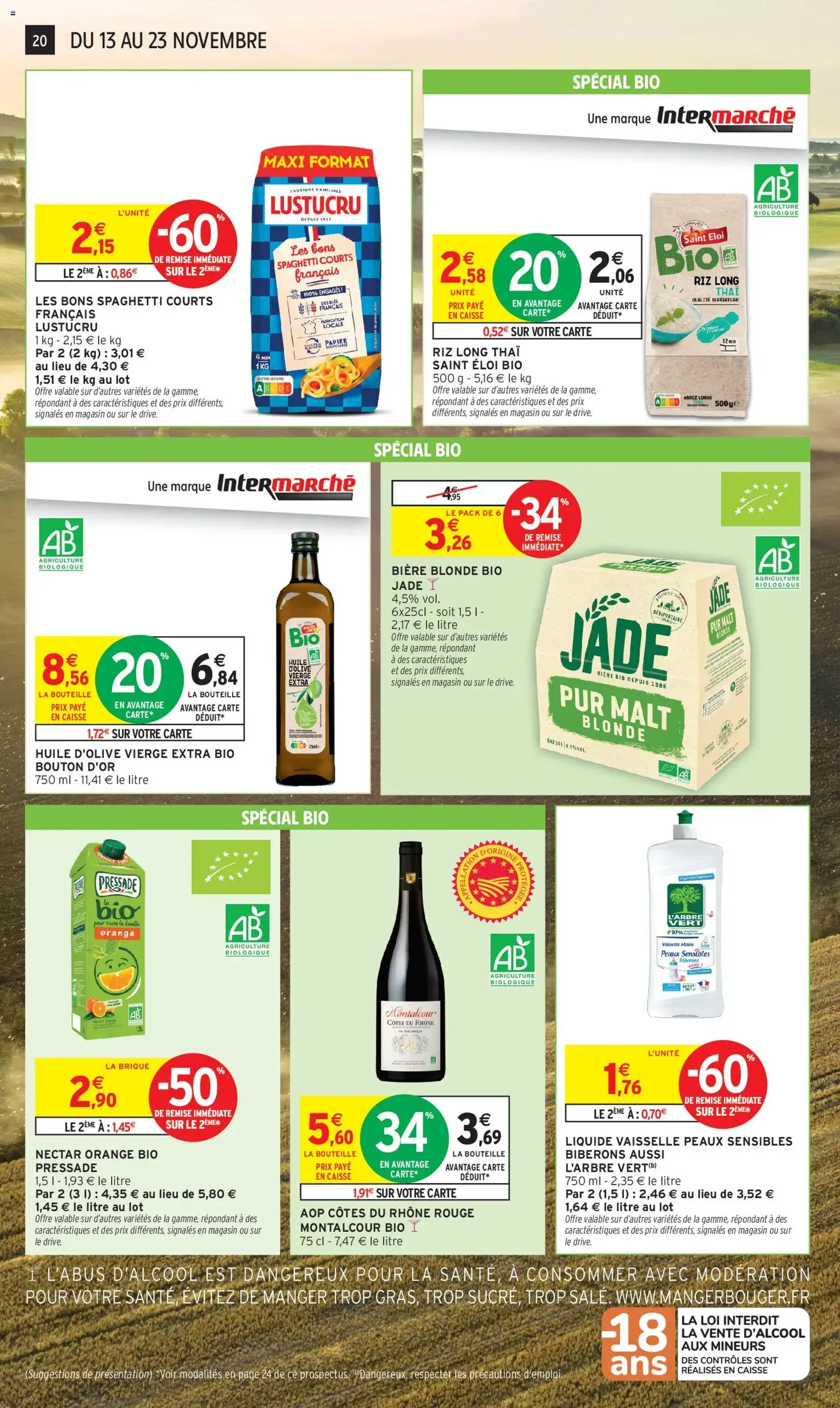 Intermarché catalogue semaine 46 - brochure valable à partir du 13/11/2025, page 20 sur 48